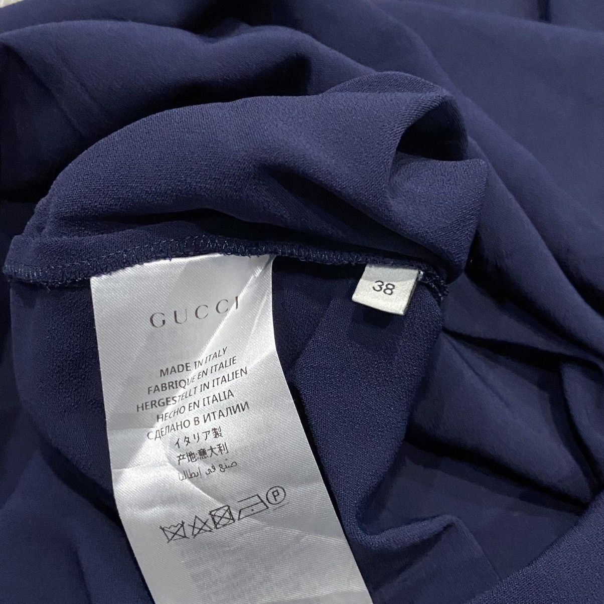 Gucci Gucci Mini Dress Navy Size XS / US 0-2 / IT 36-38 - 2 Thumbnail