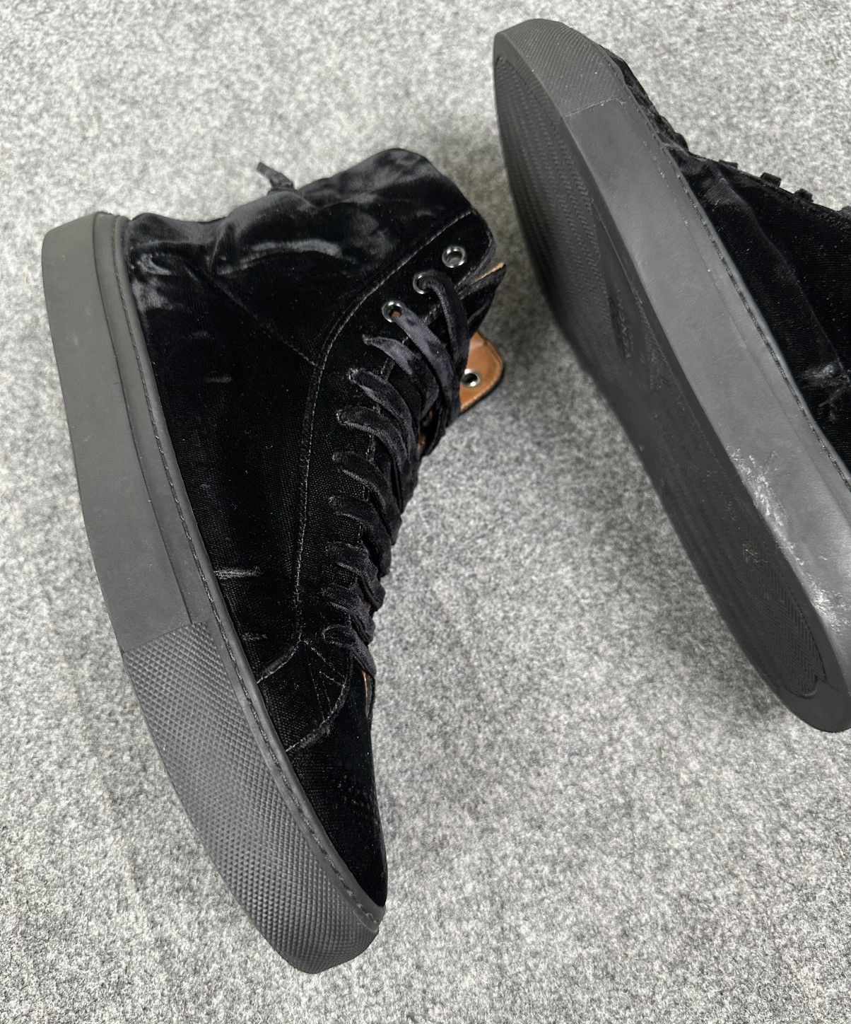Givenchy Givenchy - Riccardo Tisci 2017 - Hi-Top Ubran Knot Velvet Size US 8.5 / EU 41-42 - 6 Thumbnail