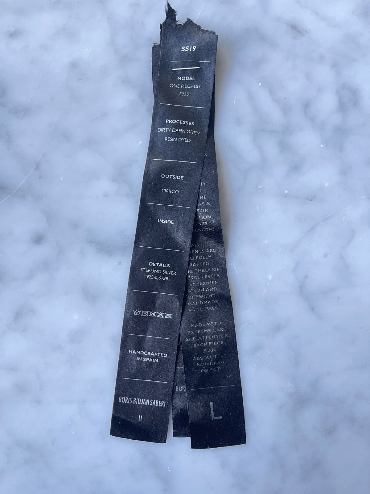 Boris Bidjan Saberi Mainline 3/4 Tee Size US L / EU 52-54 / 3 - 6 Thumbnail