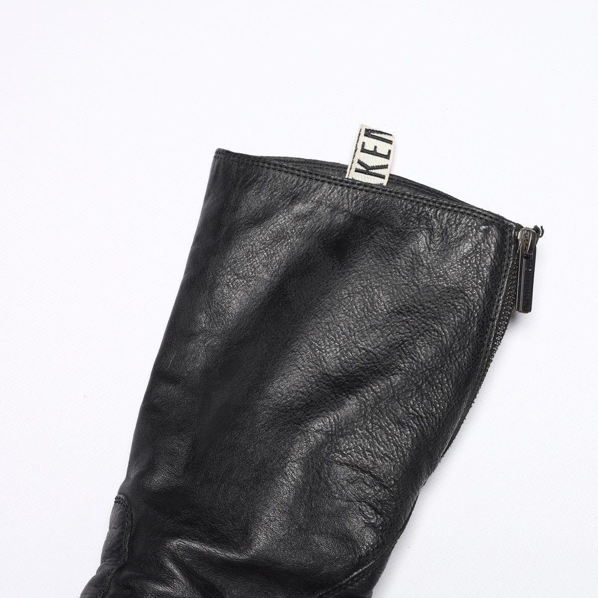 Dirk Bikkembergs Dirk Bikkembergs Thigh High Boots Leather Knee Zip Shoes Size US 7 / IT 37 - 16 Thumbnail