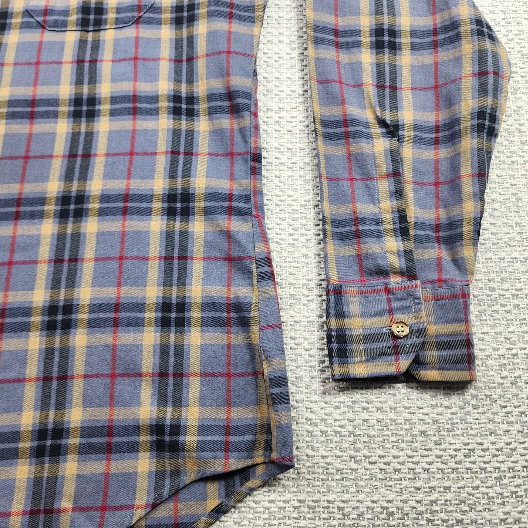 Vintage VINTAGE JC Penney Sportswear Doevella Shirt Mens Medium Blue Plaid Button Up 70s Size US M / EU 48-50 / 2 - 6 Thumbnail