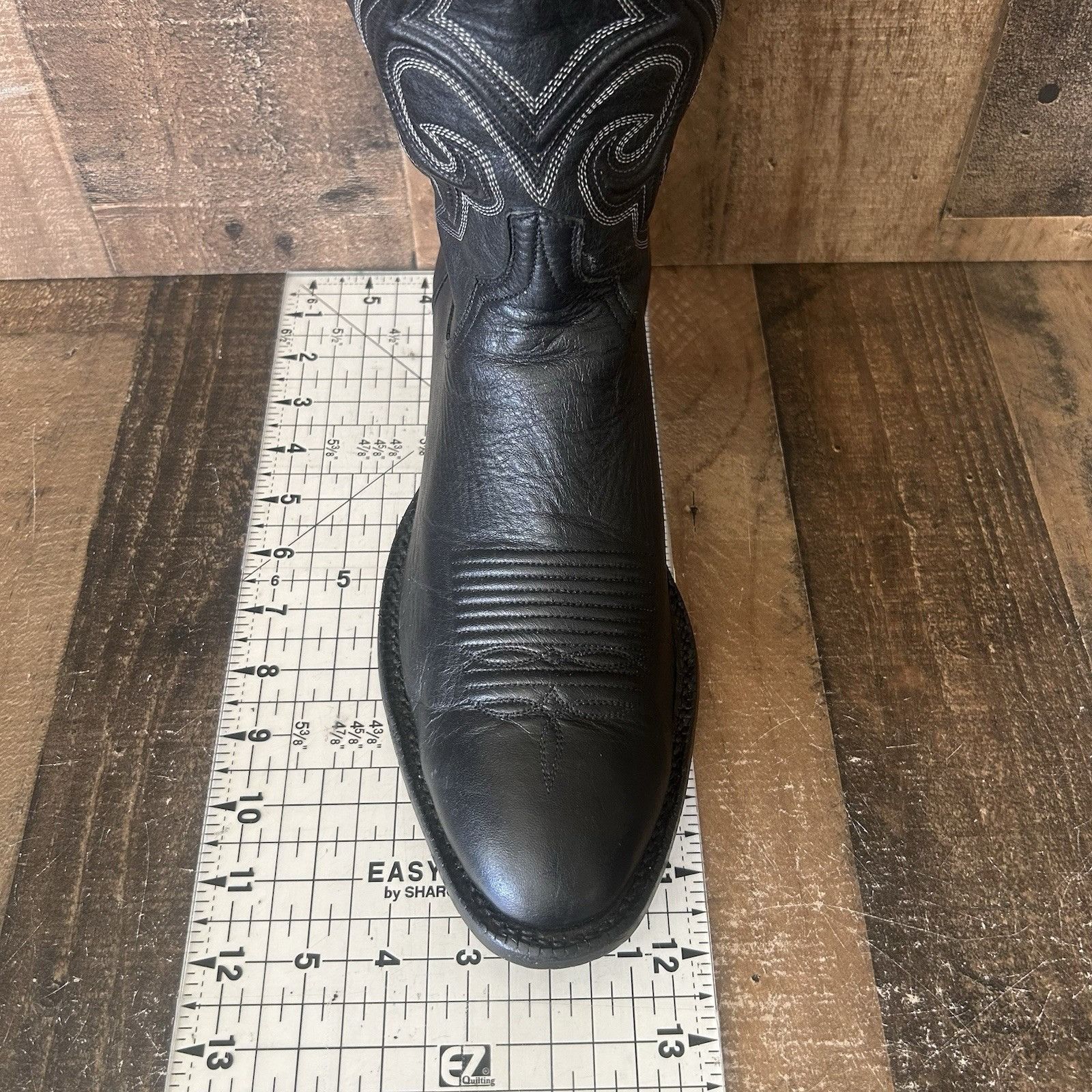 Lucchese Lucchese Bootmaker M3430 Black Cowboy Boots Mens 11 EE Size US 11 / EU 44 - 9 Thumbnail