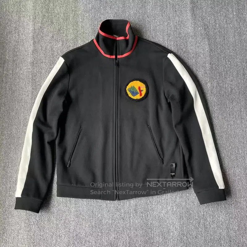 Fendi Fendi Black Cotton Jacket for Men, Size XL . Size US XL / EU 56 / 4 - 1 Thumbnail
