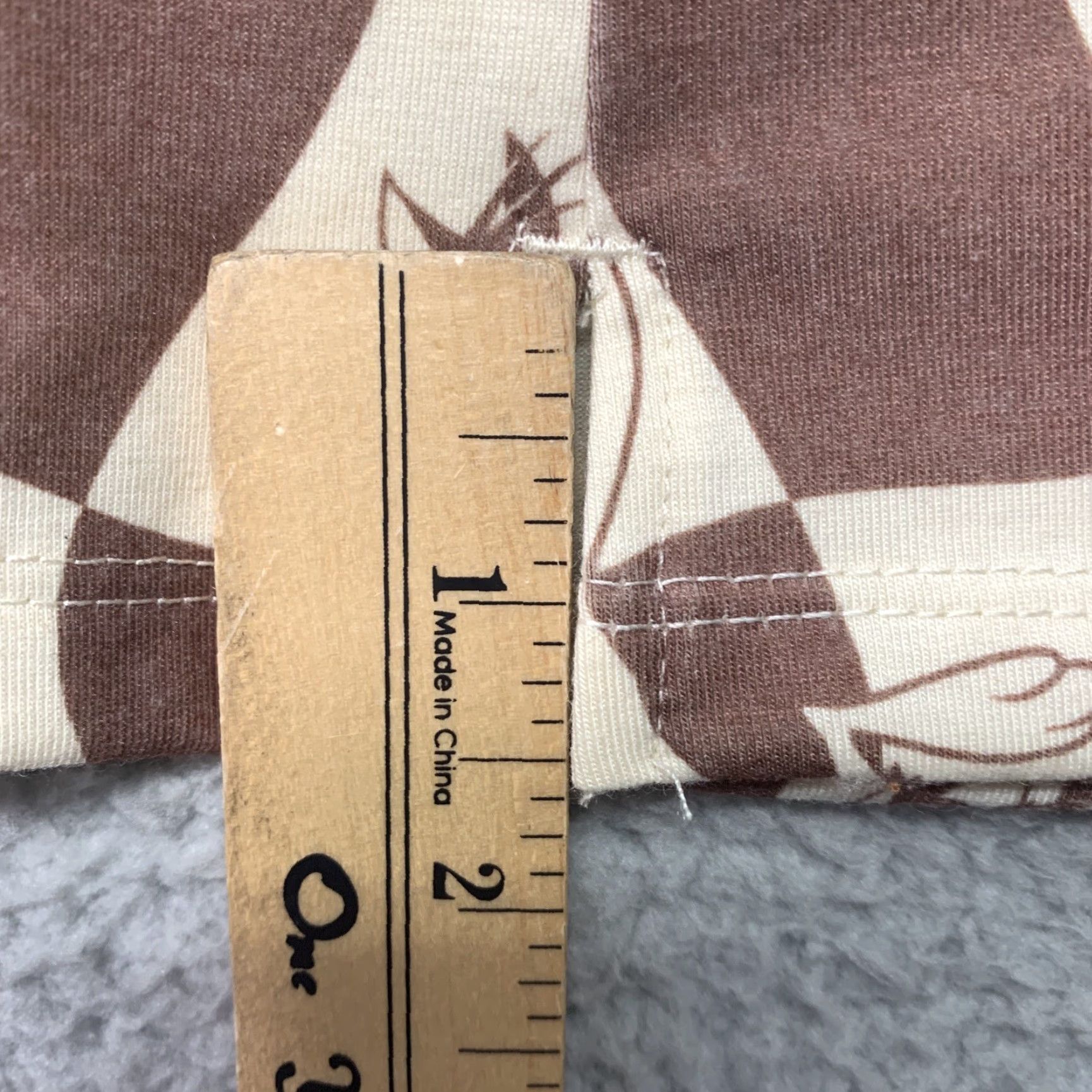 Vintage VINTAGE Looney Tunes Skirt Women’s L Brown & Cream Mini 16 in Bugs Bunny Daffy Tweety Sylvester NWT Clothing Blackout? Size 36" / US 14 / IT 50 - 8 Thumbnail