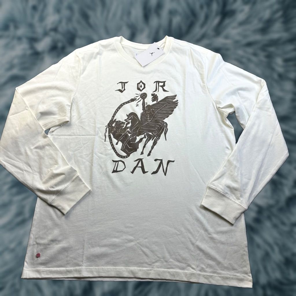 Jordan Brand NEW Jordan Shirt Mens XL Artist Series Umar Rashid Sail Flight T-Shirt Size US XL / EU 56 / 4 - 1 Thumbnail