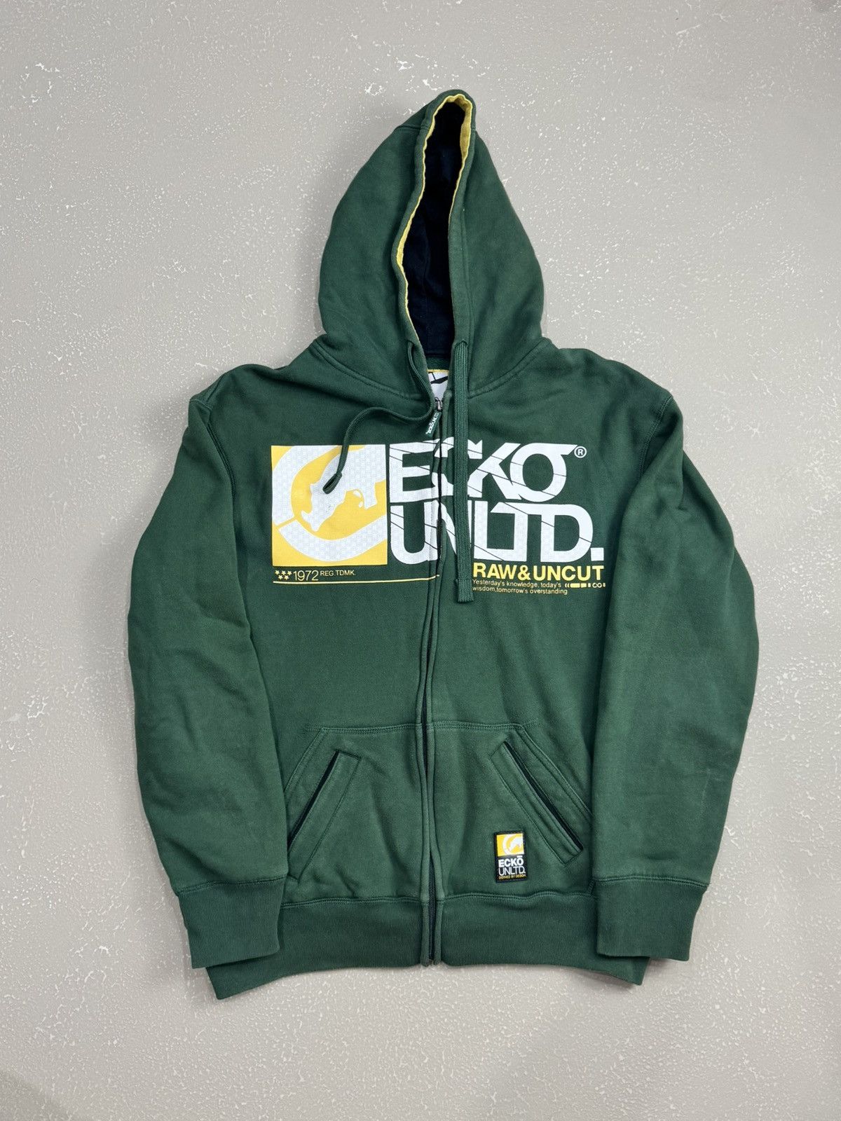Ecko Unltd. Vintage Y2K Ecko Unltd Hoodie Big Logo Rap Style Size US M / EU 48-50 / 2 - 1 Thumbnail