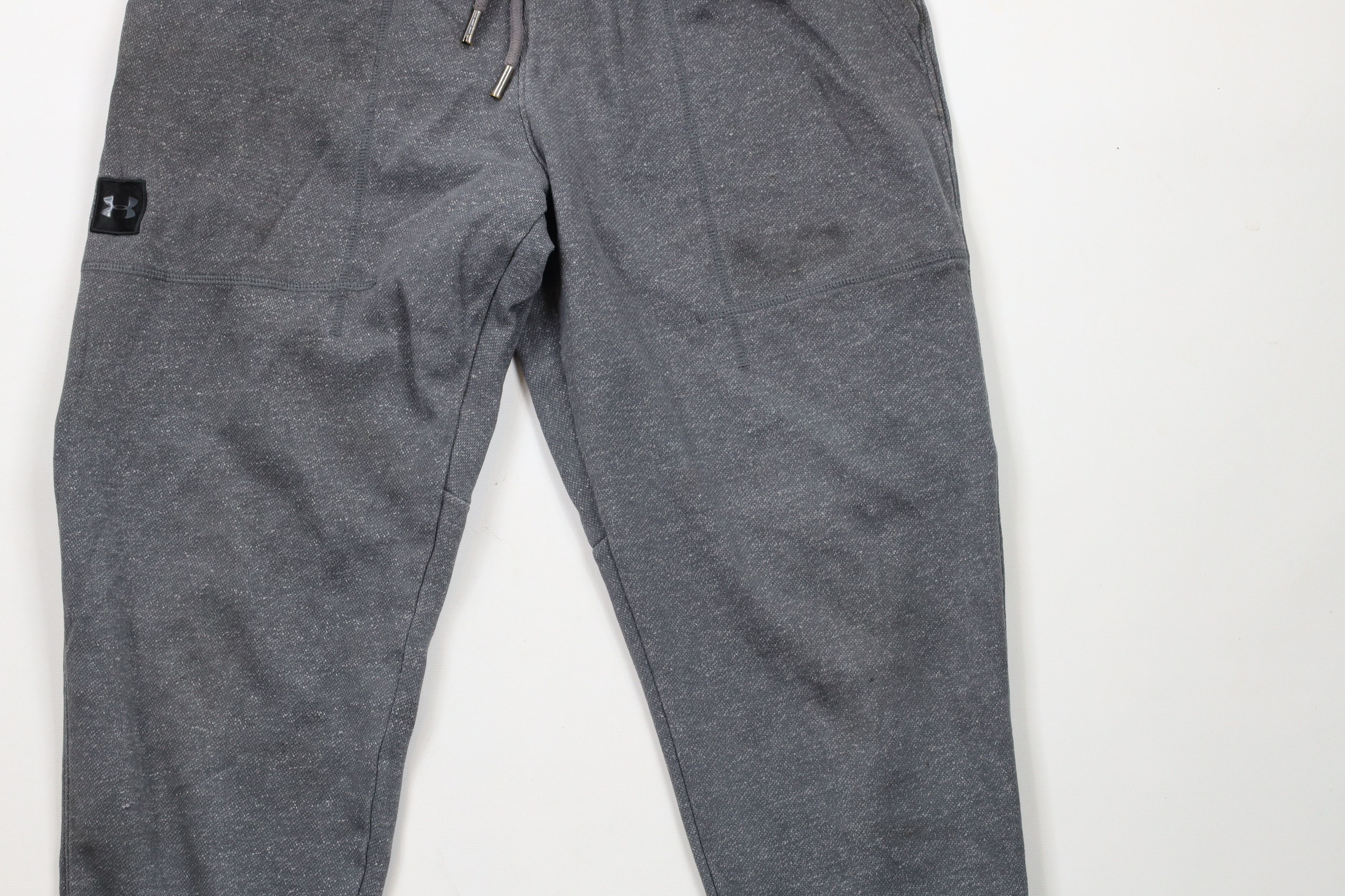 Under Armour × Vintage Under Armour Fitted French Terry Sweatpants Joggers Gray Size US 36 / EU 52 - 3 Thumbnail