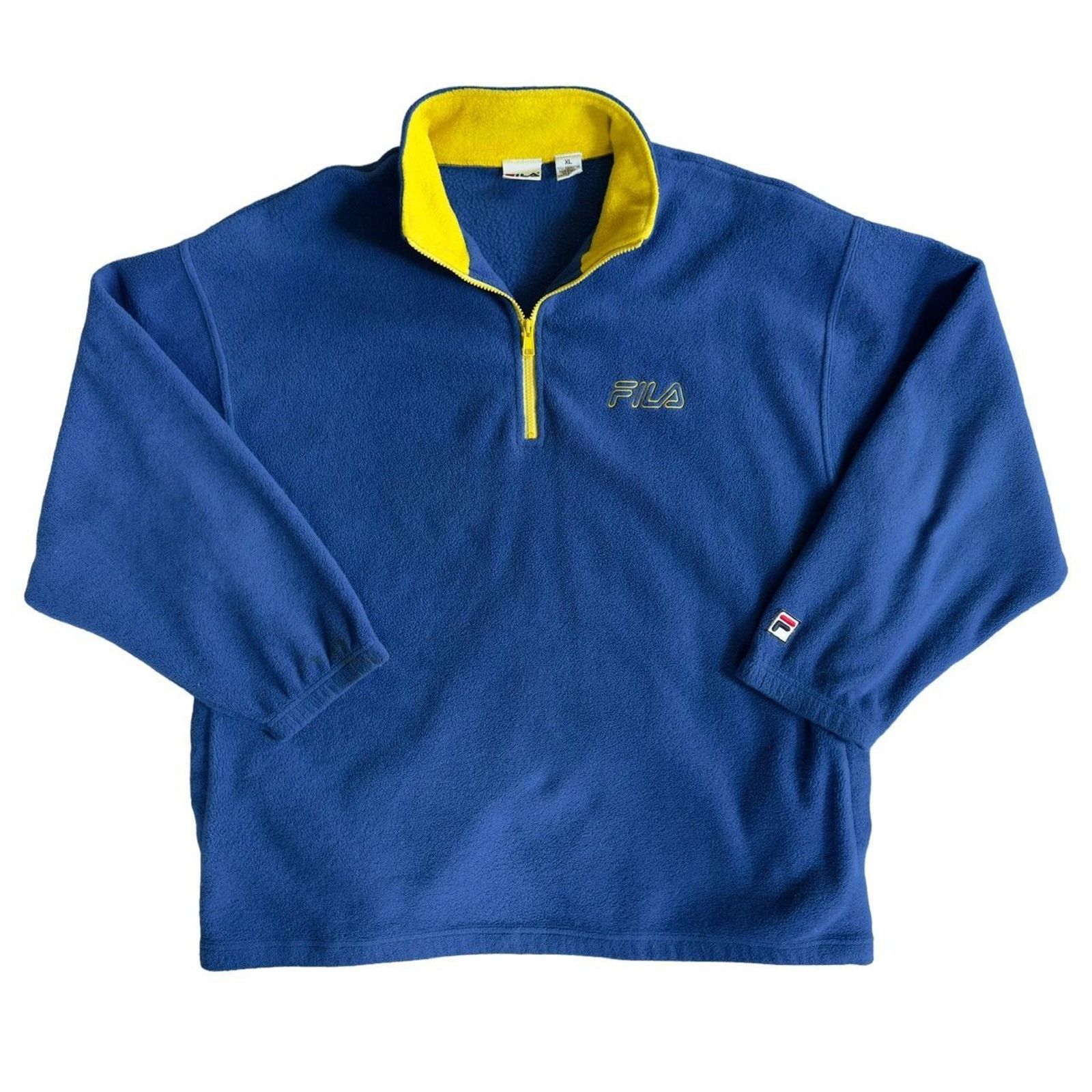 Fila Vintage FILA Quarter Zip Pullover Size US XL / EU 56 / 4 - 2 Thumbnail