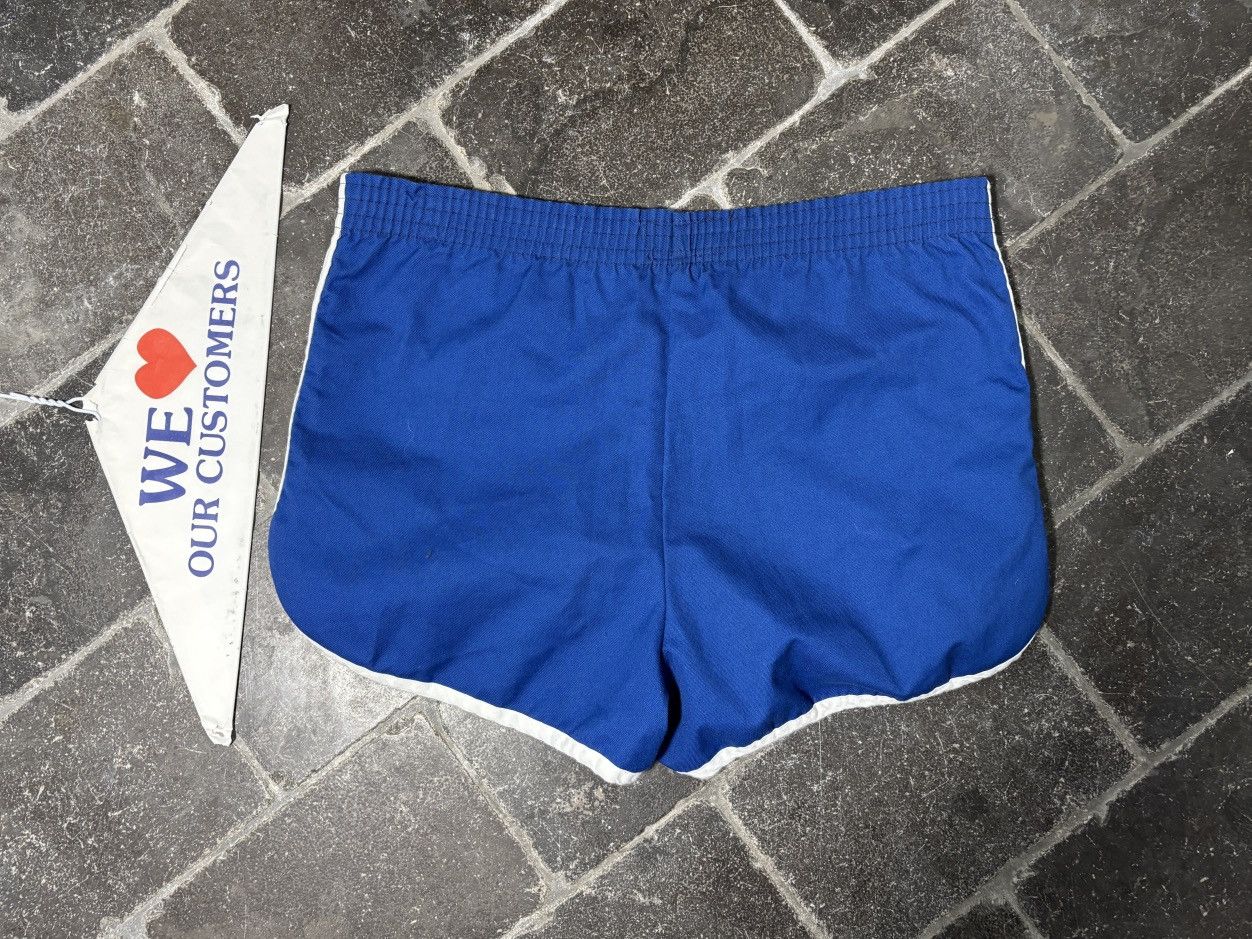 Vintage 1980s Vintage Gym Shorts 80s Short Short Cotton Sport Tennis Size US 36 / EU 52 - 8 Thumbnail