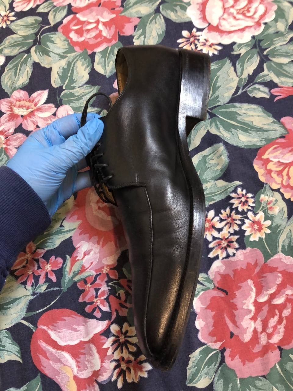 Dolce & Gabbana Dolce Gabbana Derby Oxfords Black leather Lace Up shoes Size US 9 / EU 42 - 11 Thumbnail