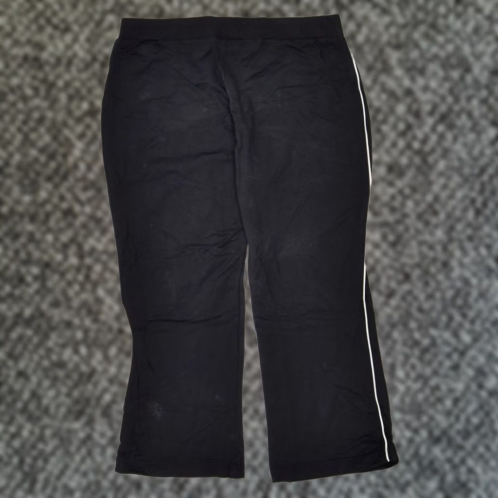 Reebok REEBOK Womens Trousers Large Black Nylon Size 36" / US 14 / IT 50 - 1 Thumbnail