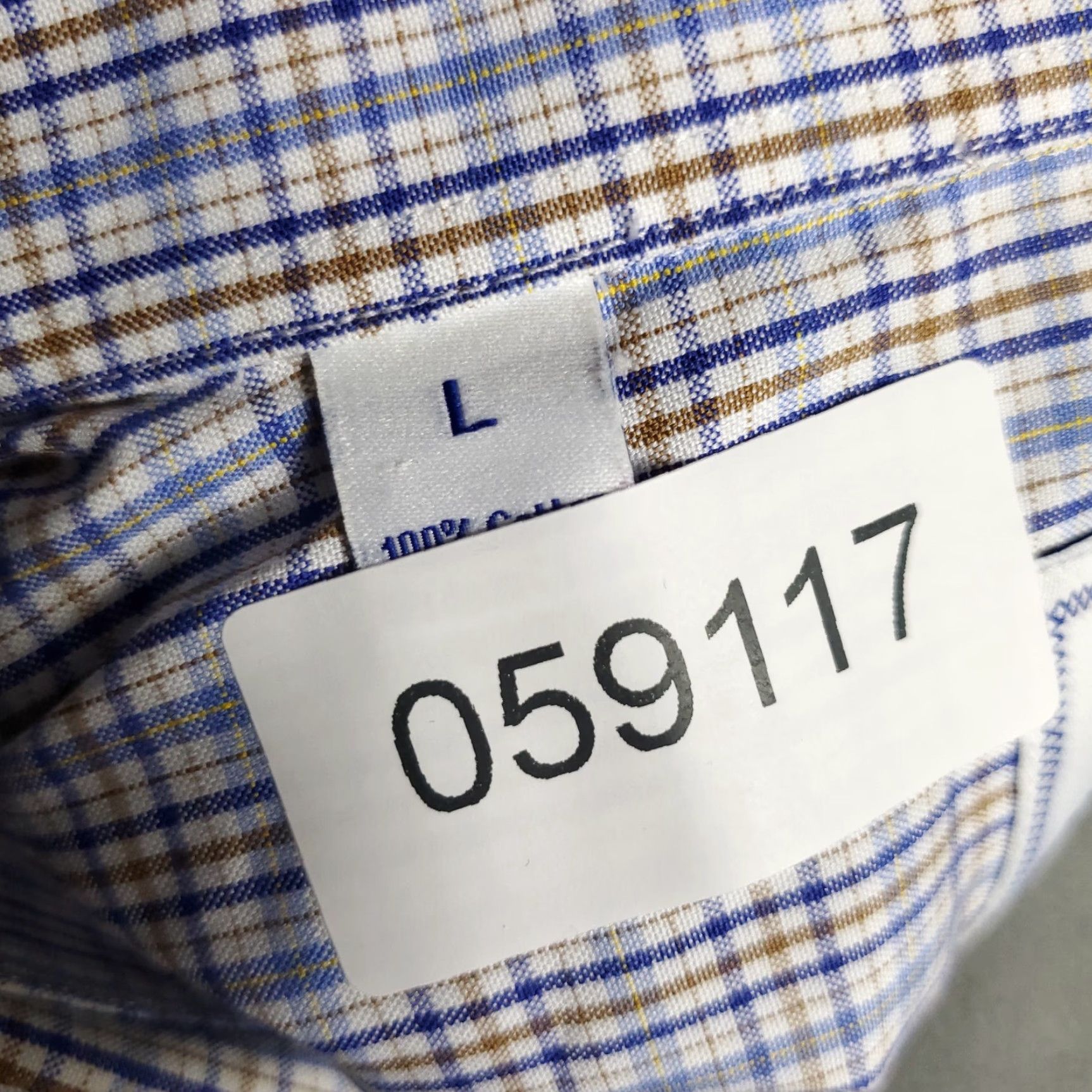 David Donahue David Donahue Shirt Mens Large Blue Plaid Button-Up Long Sleeve Casual Office Classic 90s? Size US L / EU 52-54 / 3 - 8 Thumbnail