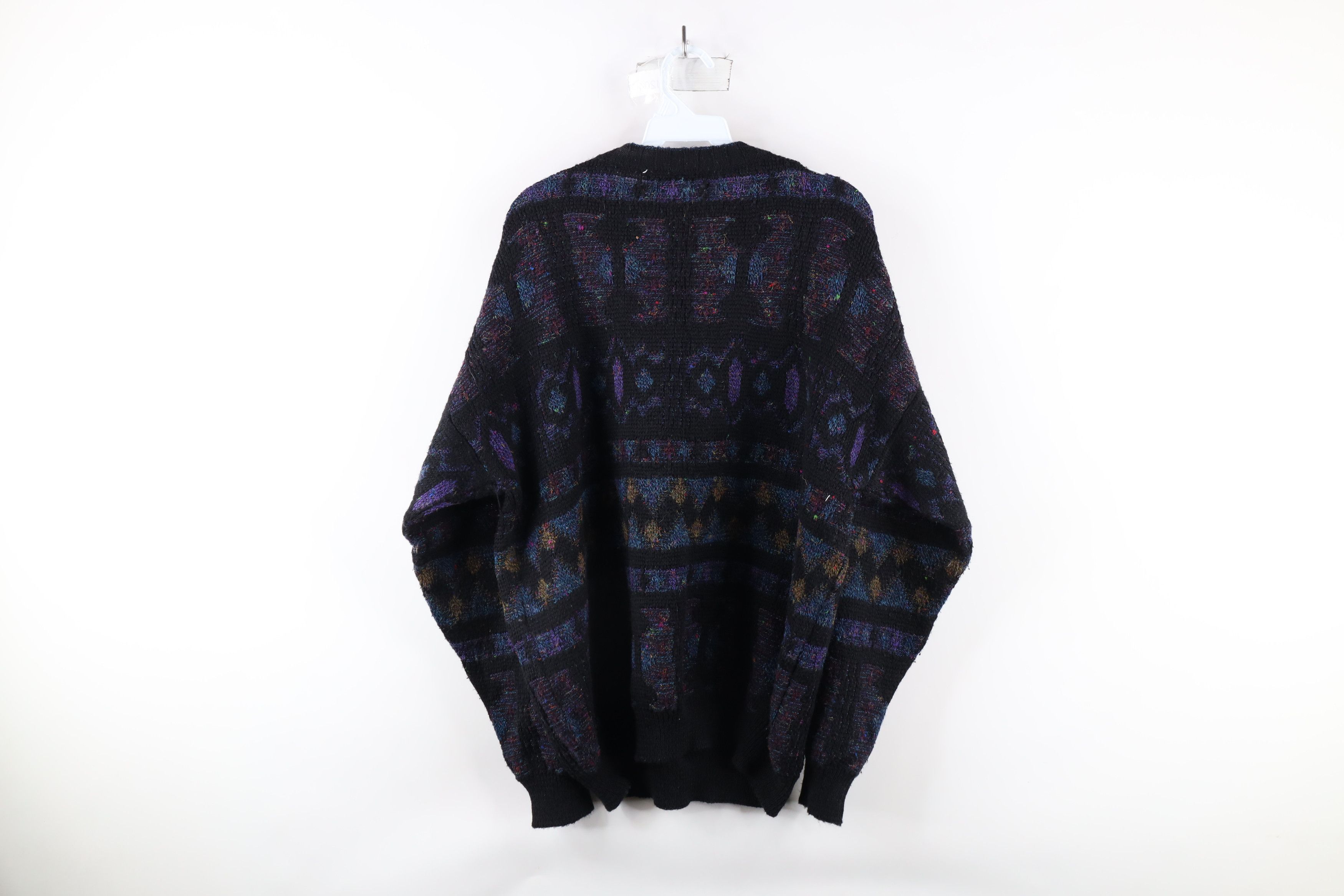 Vintage Vintage 90s Coogi Style Wool Blend Rainbow Knit Sweater Size US XL / EU 56 / 4 - 6 Thumbnail