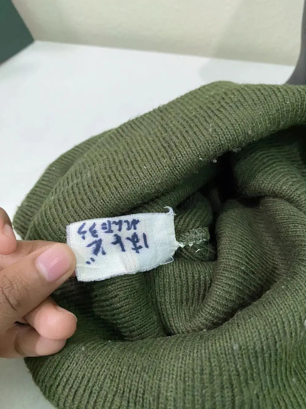 Vintage Vintage Made In USA Military Design Beanie Hat Size ONE SIZE - 6 Thumbnail