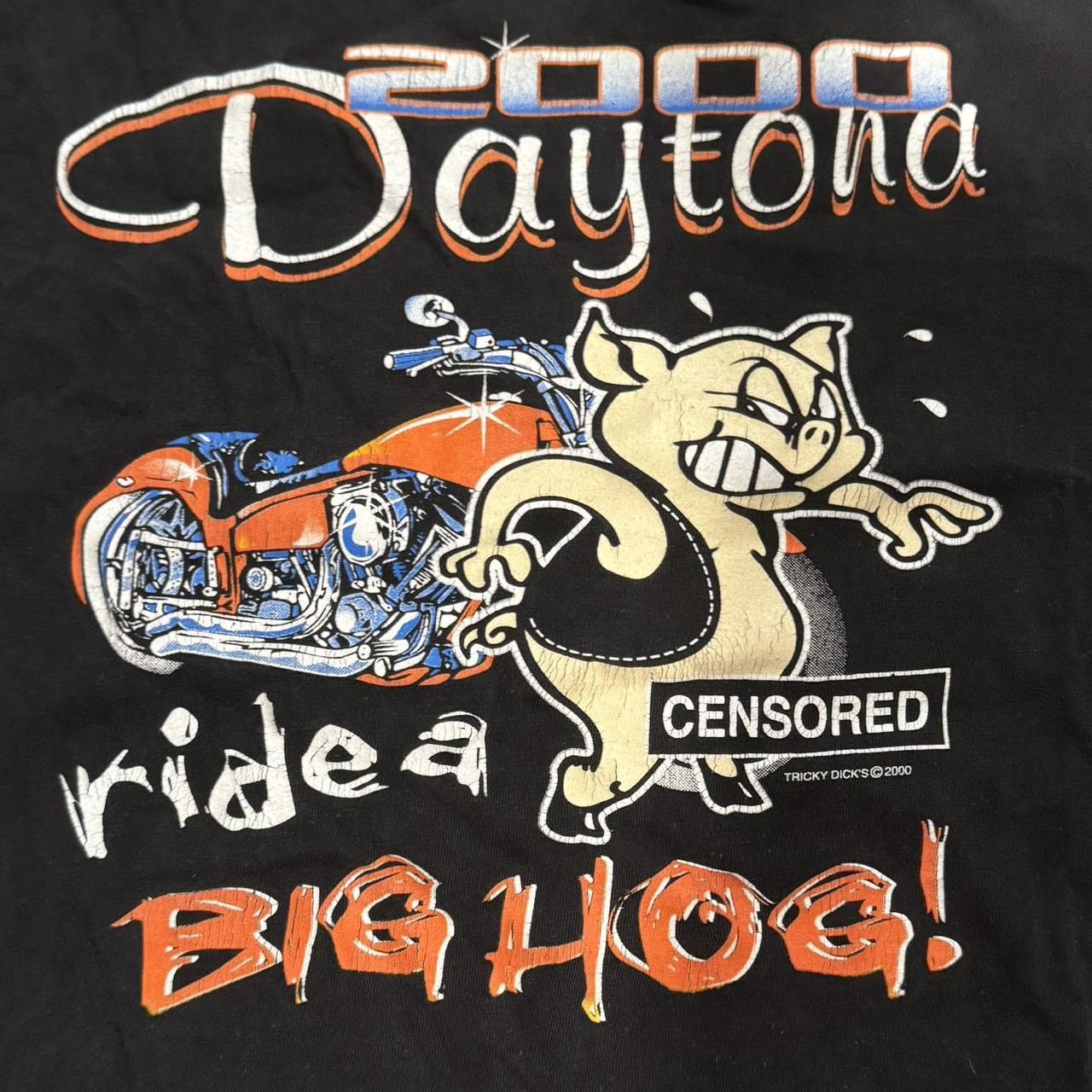 Daytona × Vintage 1999 Daytona Bike Week black cotton T-shirt biker vintage XL Size US XL / EU 56 / 4 - 2 Thumbnail