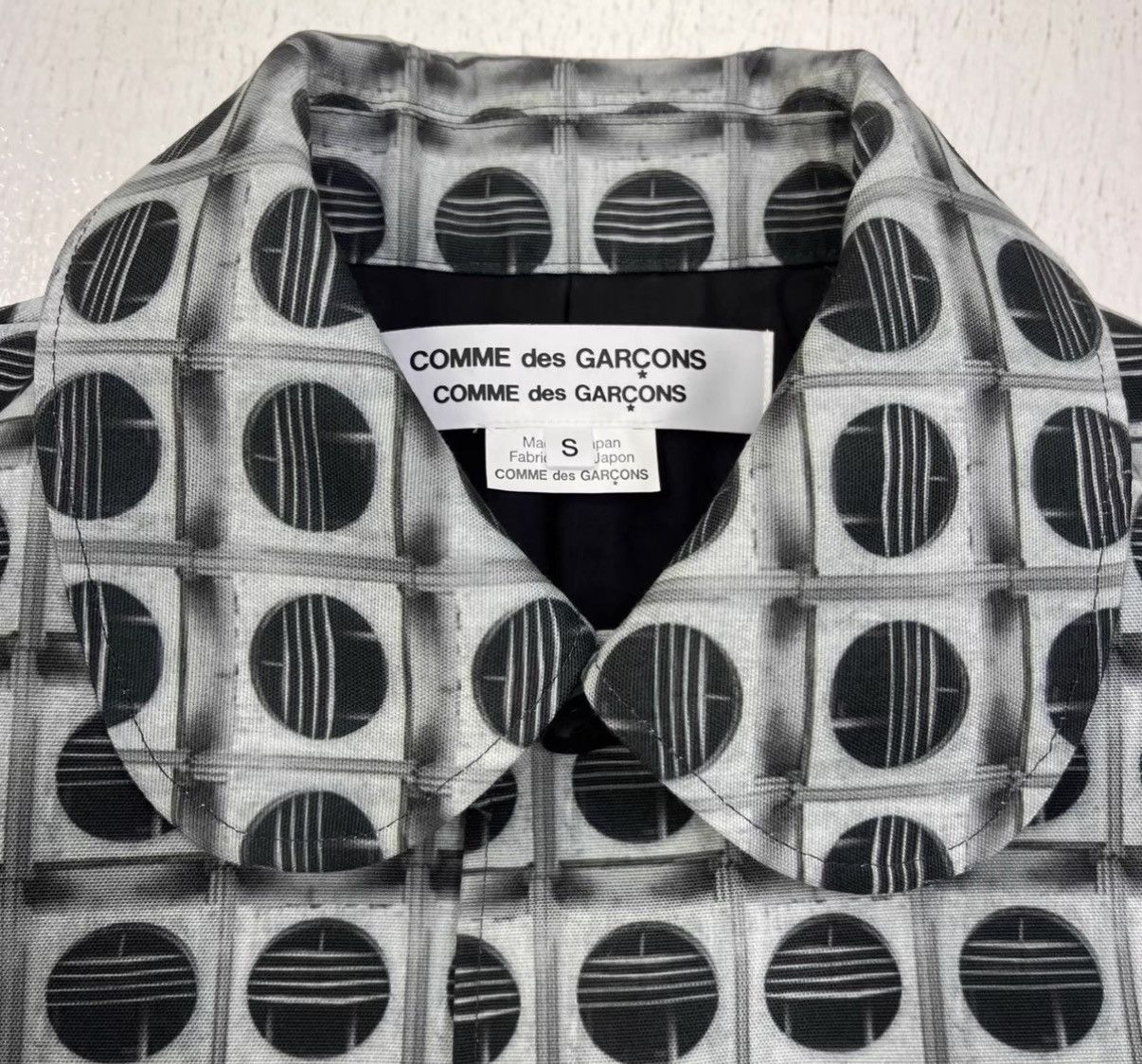 Comme des Garcons COMME des GARÇONS Geometric Polka Dot Cropped Jacket K23 Size S / US 4 / IT 40 - 3 Thumbnail