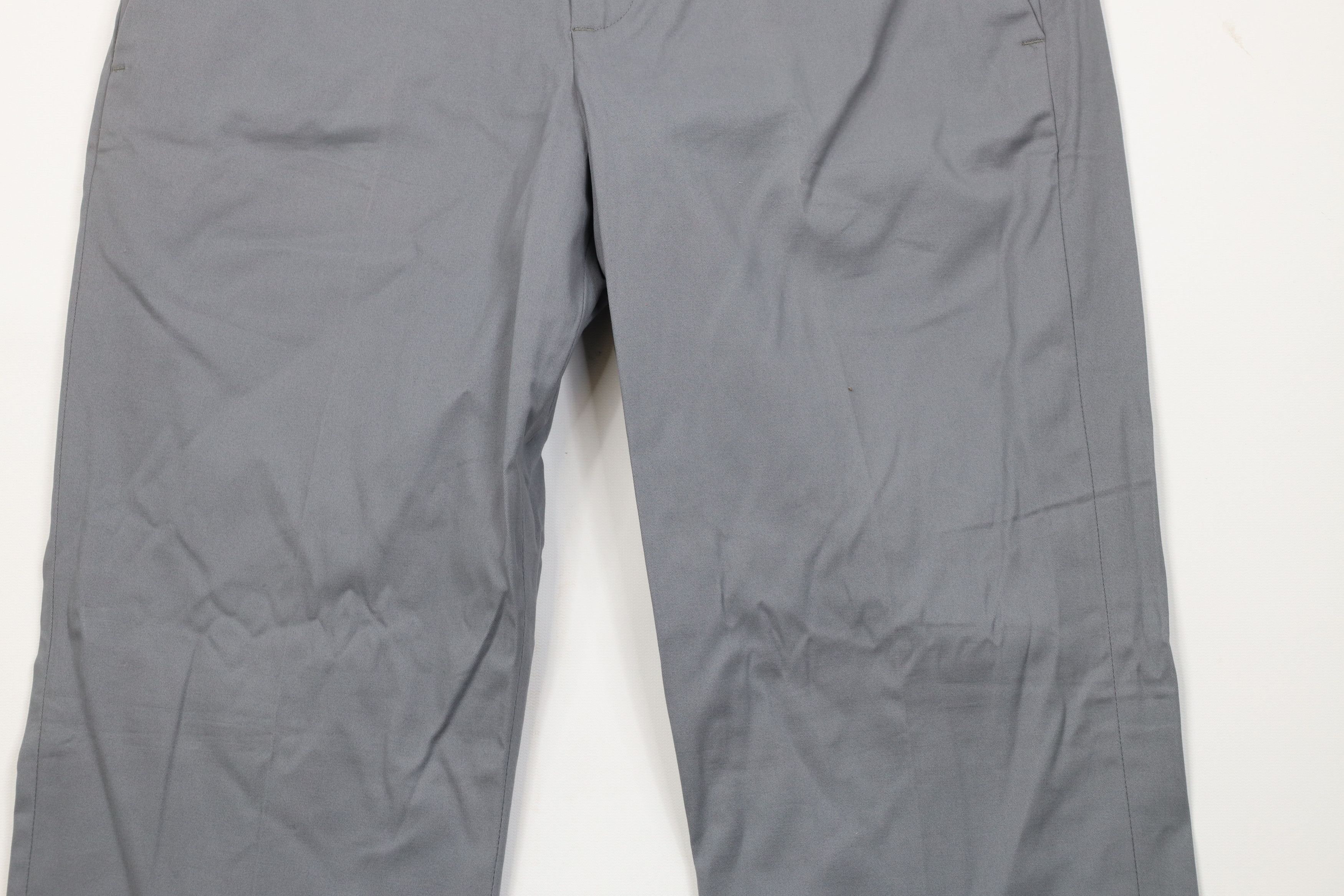 Express New Express Fit Producer Straight Leg Chino Pants Gray Size US 30 / EU 46 - 3 Thumbnail