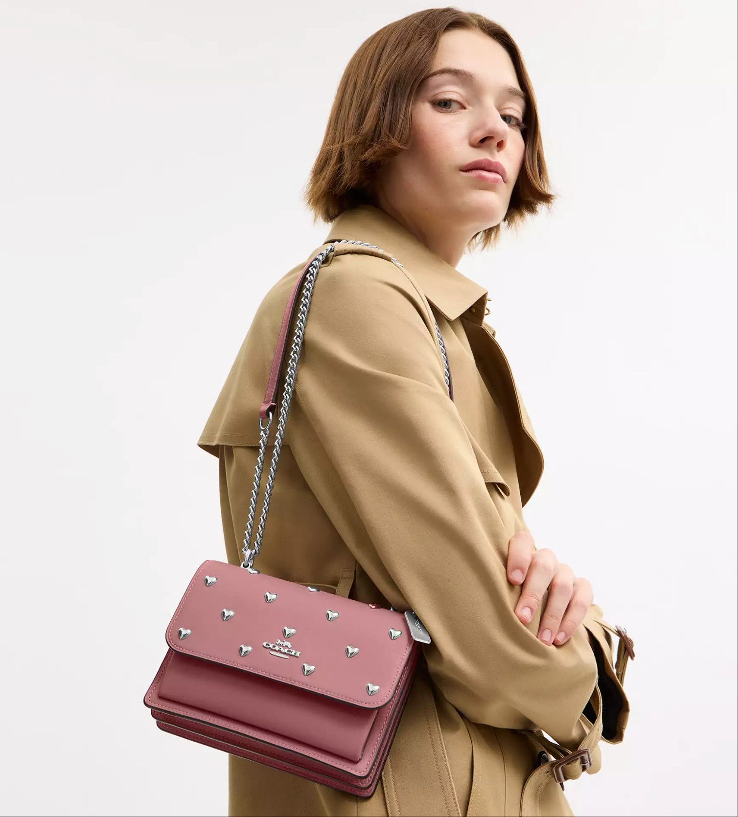 Coach Mini Klare Crossbody Bag With Heart Rivets CDB10 Size ONE SIZE - 7 Thumbnail