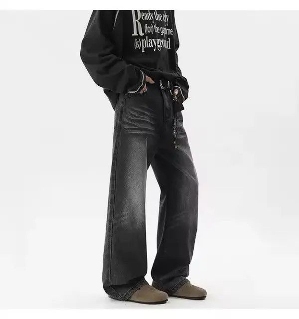 Japanese Brand Asabuki x Hatsu Washed Style Denim Pant Size US 29 - 7 Thumbnail