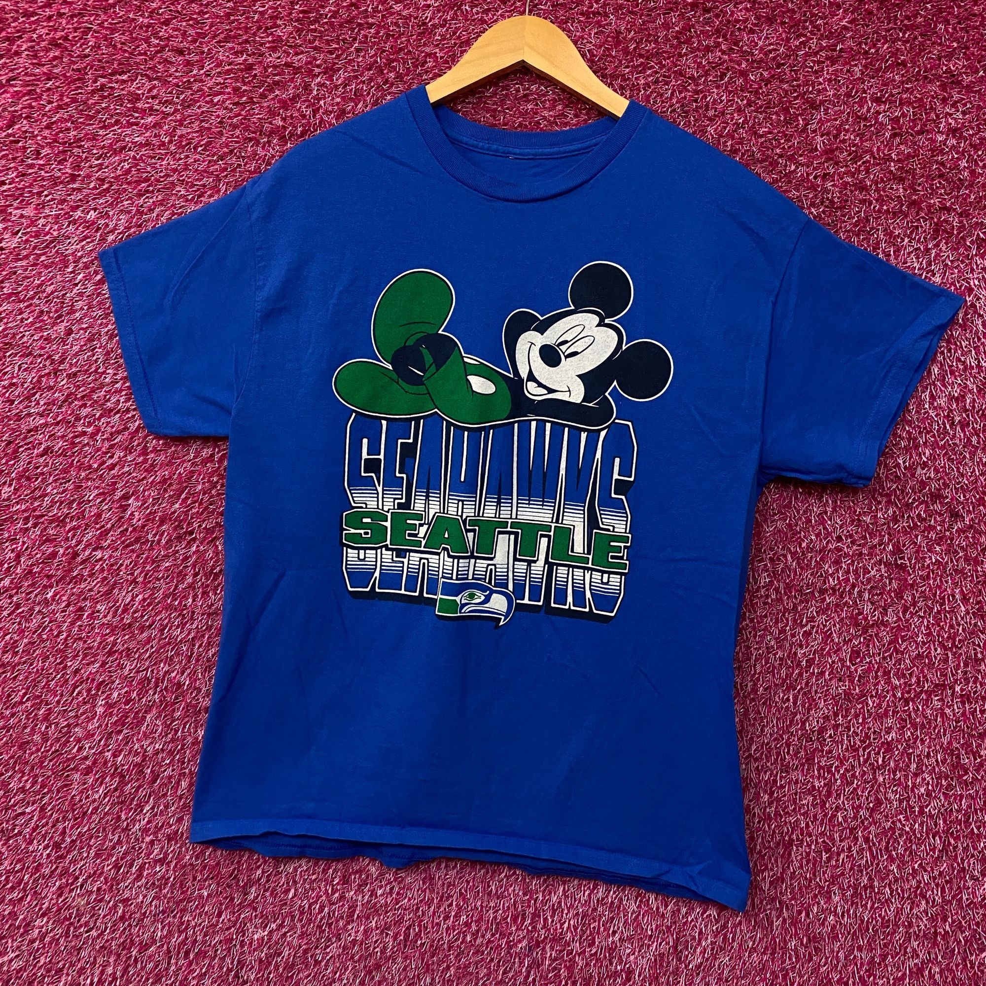 Junk Food NFL X Junk Food Clothing Mickey Mouse Seattle Seahawks Blue Size US M / EU 48-50 / 2 - 3 Thumbnail