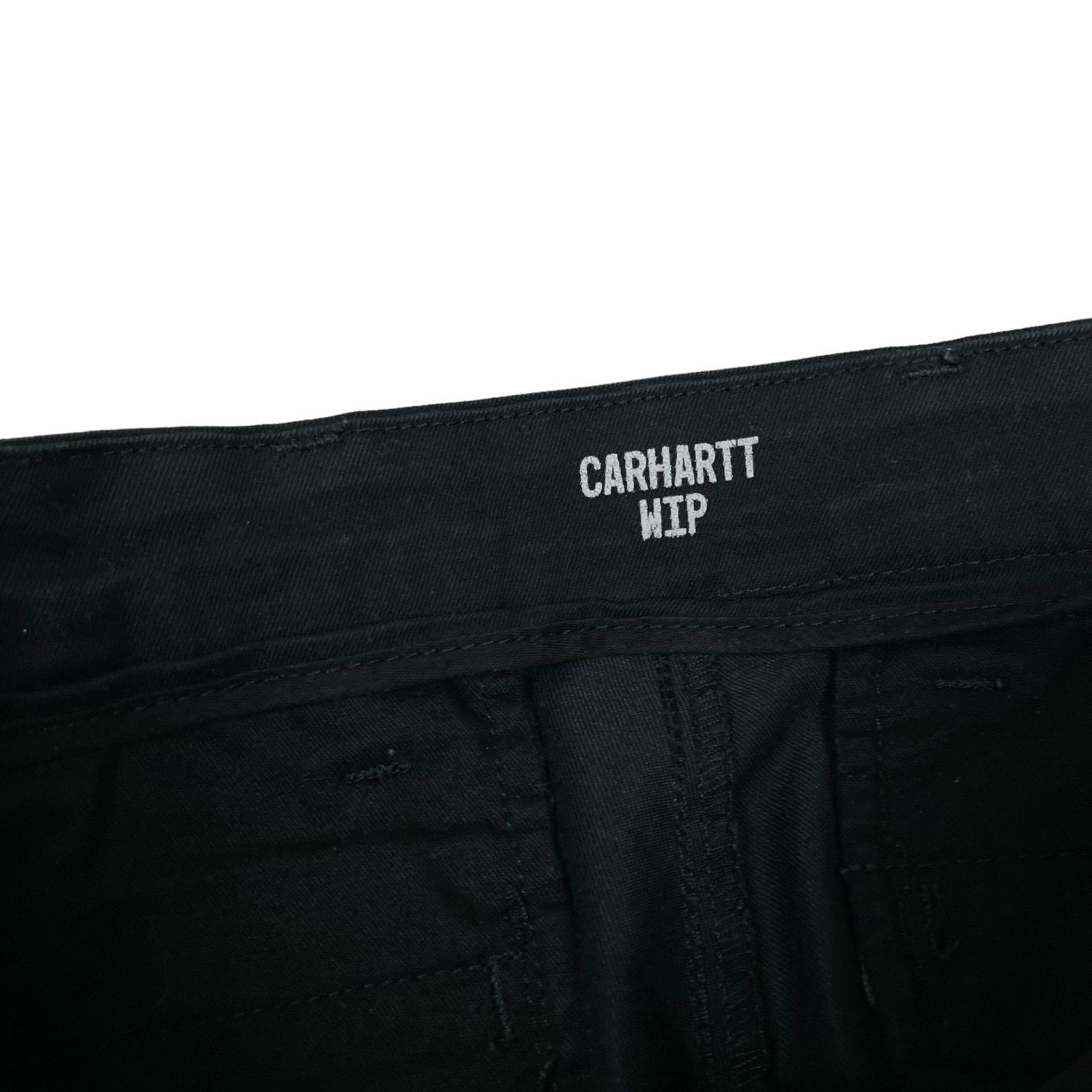 Carhartt Carhartt WIP Men's Black High-Rise Straight Leg Pants 31x34 Size US 31 - 5 Thumbnail