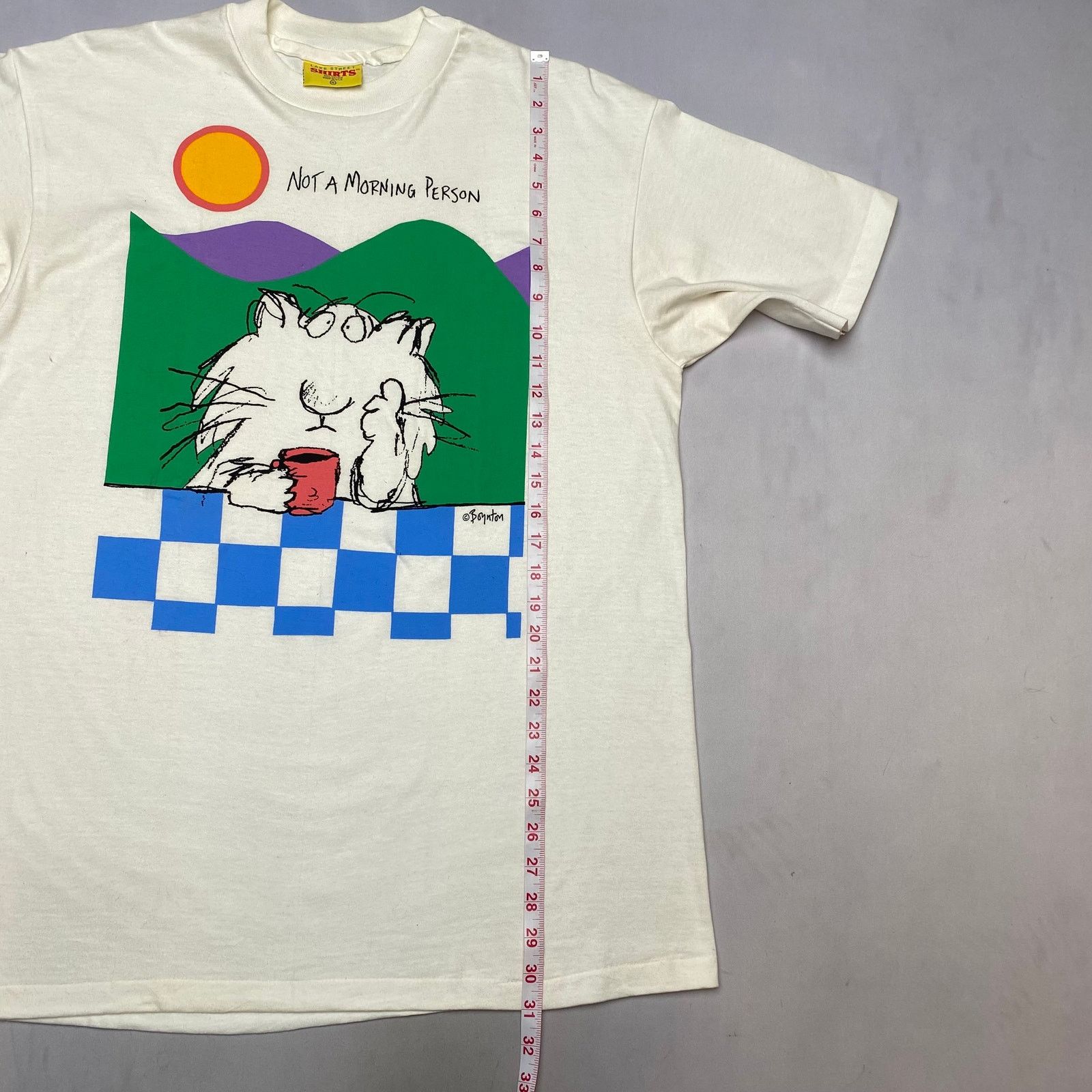 Vintage Vintage 90s Sandra Boynton Not A Morning Person Shirt XL Size US XL / EU 56 / 4 - 8 Thumbnail