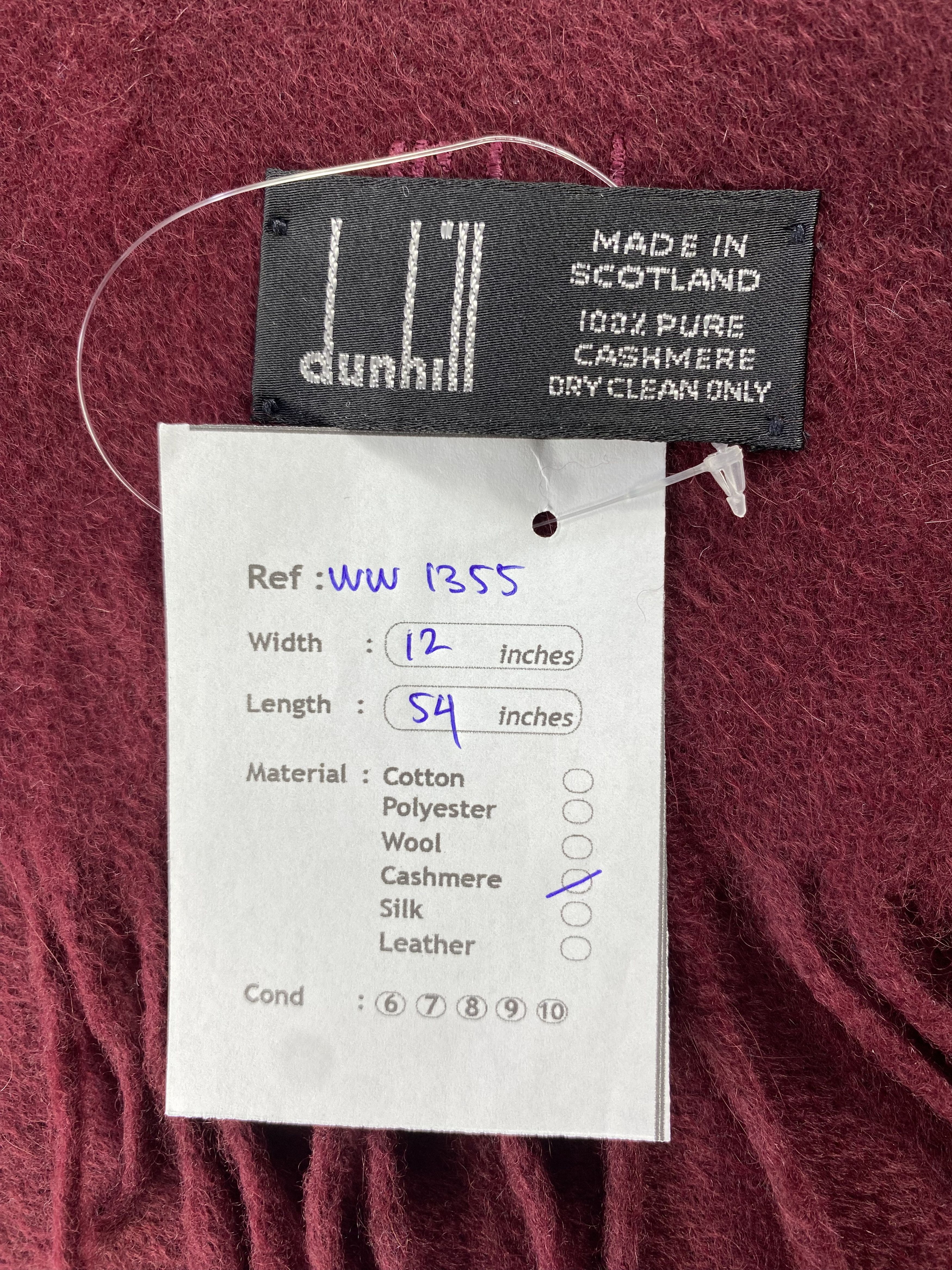 Alfred Dunhill Alfred Dunhill Scarf / Muffler / Neckwear - WW1355 Size ONE SIZE - 5 Thumbnail