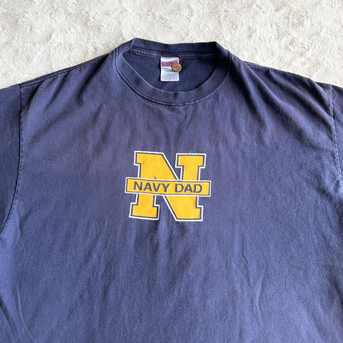 Soffe Vintage USNA Naval Academy Shirt Tee Mens XL Navy Military Size US XL / EU 56 / 4 - 4 Thumbnail
