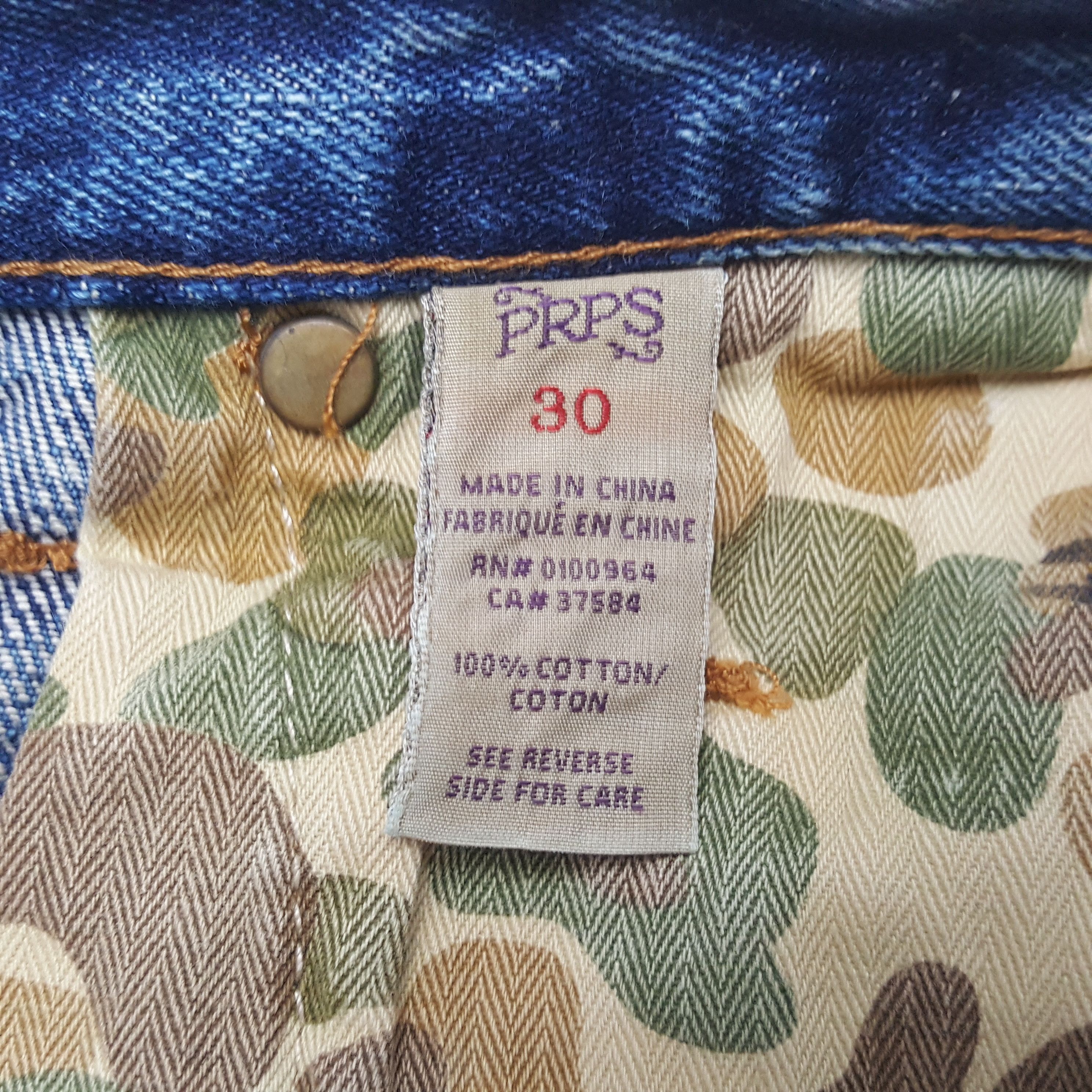 Prps Prps Streetwear Style Jeans C297N16 Size US 31 - 15 Thumbnail