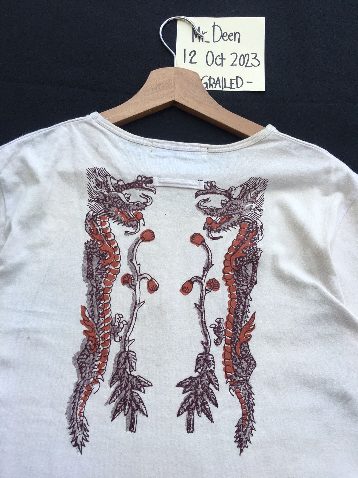 Gaultier Homme Objet Vintage Jean Paul Gaultier Dragon Skull Eagle Print Shirt Size US M / EU 48-50 / 2 - 18 Thumbnail