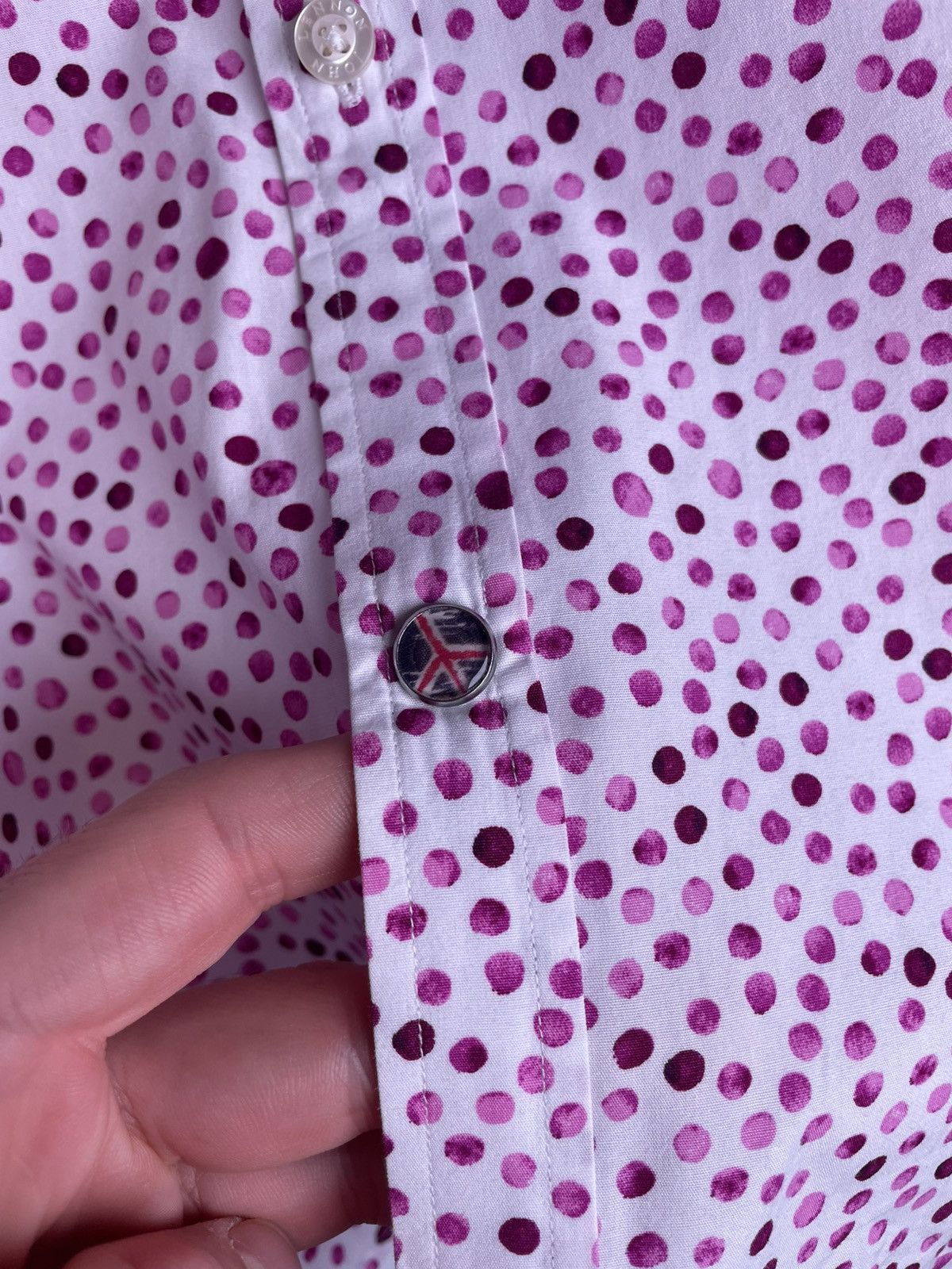Other John Lennon Pink Dot Button-Up (L) Size US L / EU 52-54 / 3 - 6 Thumbnail