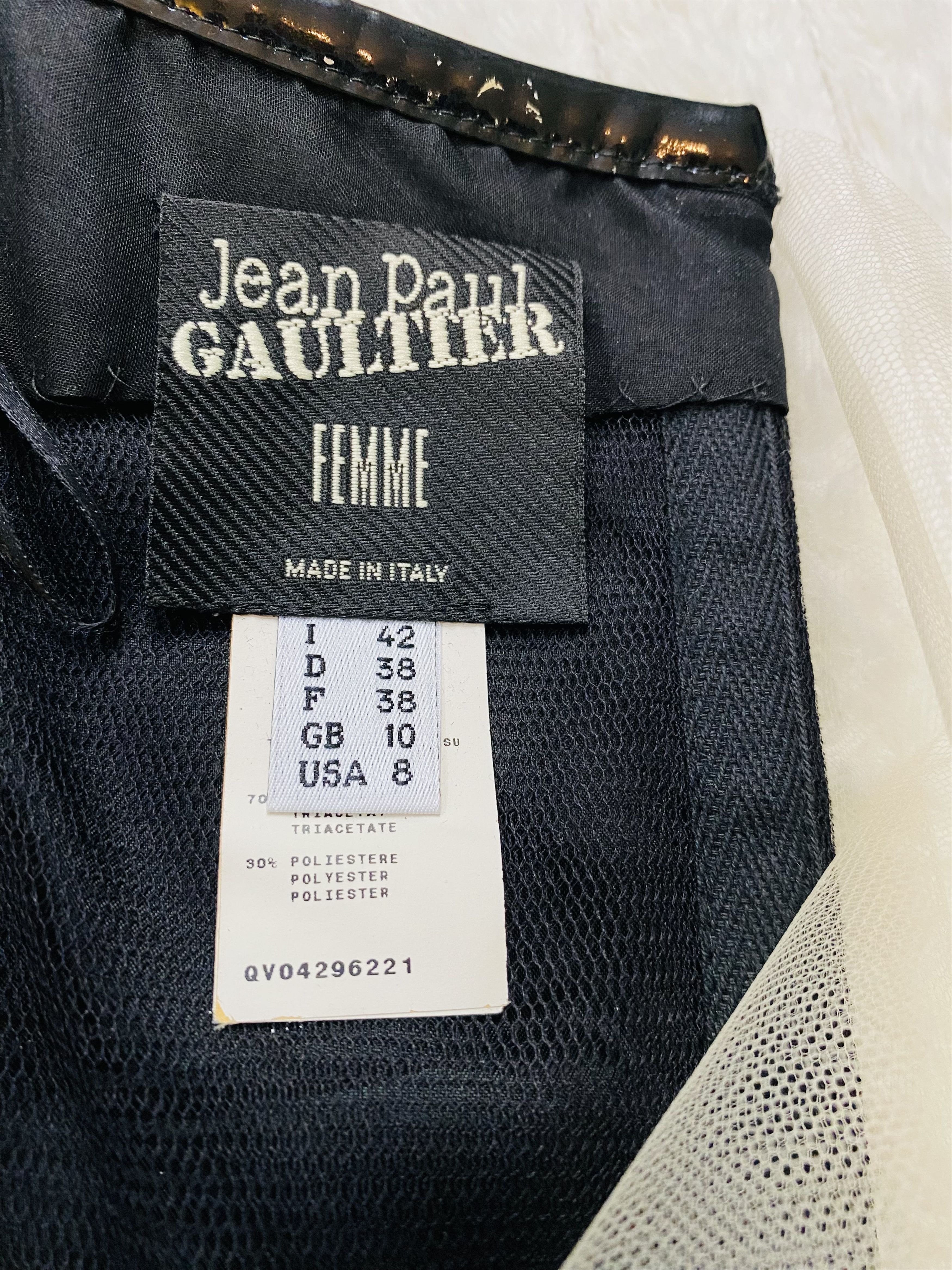 Jean Paul Gaultier Jean Paul Gaultier Corset Gown Bustier Mesh Maxi Dress Gown Size M / US 6-8 / IT 42-44 - 14 Thumbnail