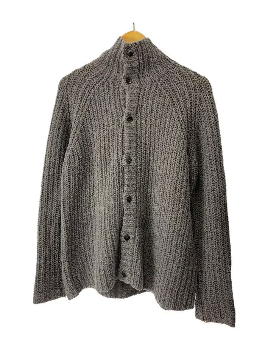 Jean Paul Gaultier Ribbed Button Raglan Wool Knit Sweater Size US L / EU 52-54 / 3 - 1 Thumbnail