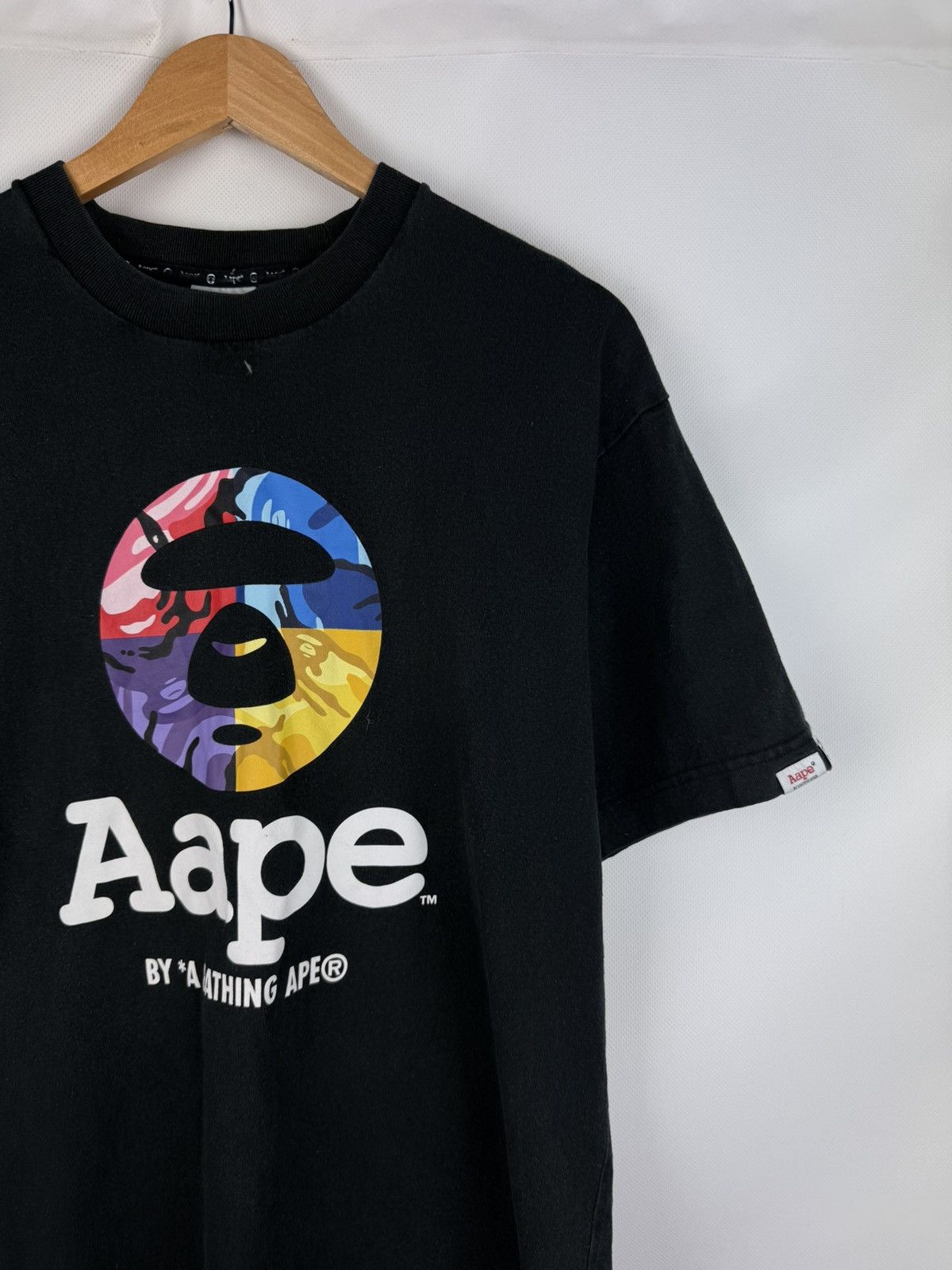 Aape A Bathing Ape Big Logo Graphic Print Short Sleeve T Shirt Size US M / EU 48-50 / 2 - 3 Thumbnail