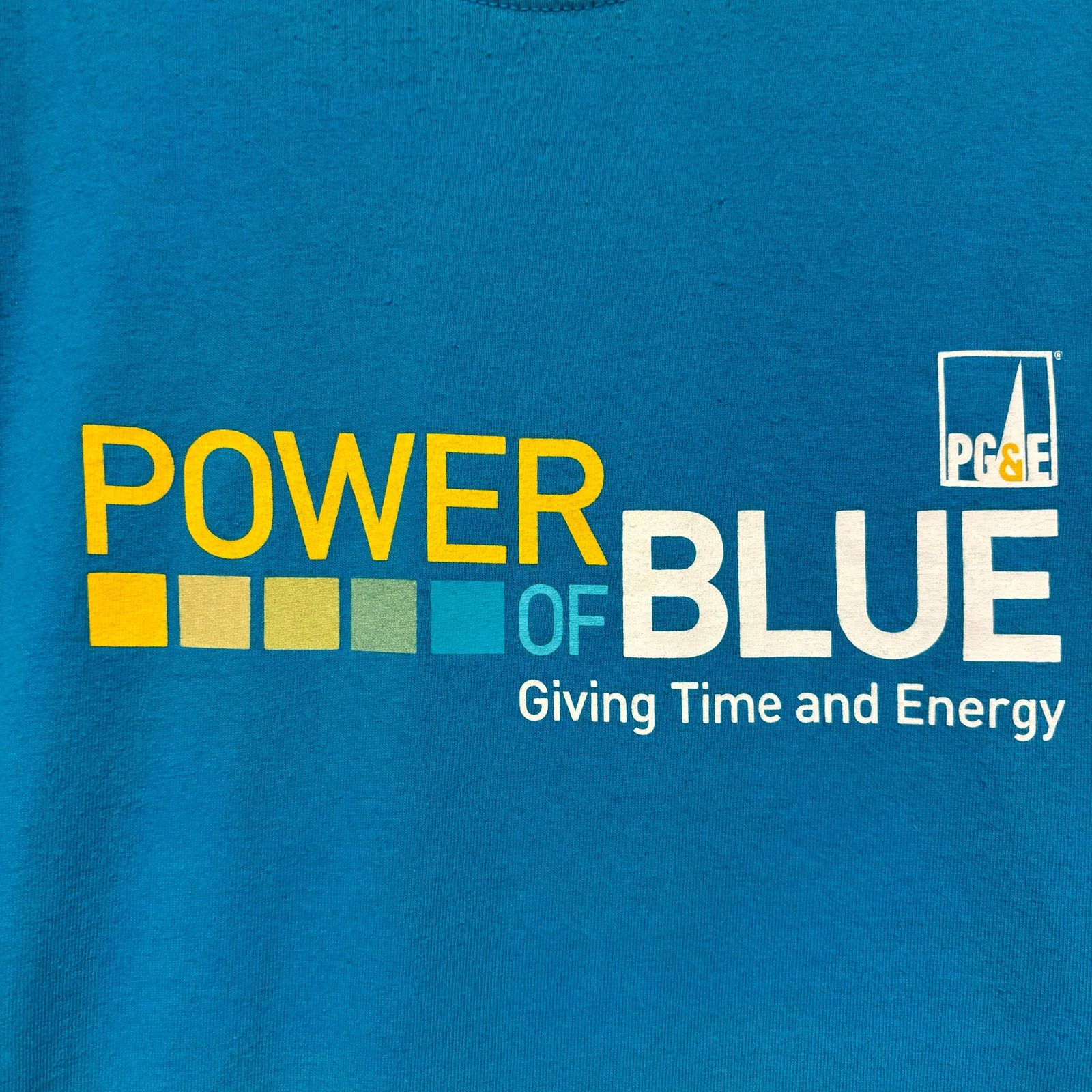 Other PG&E Volunteer Shirt Vintage Mens XL Power of Blue Giving Size US XL / EU 56 / 4 - 3 Thumbnail