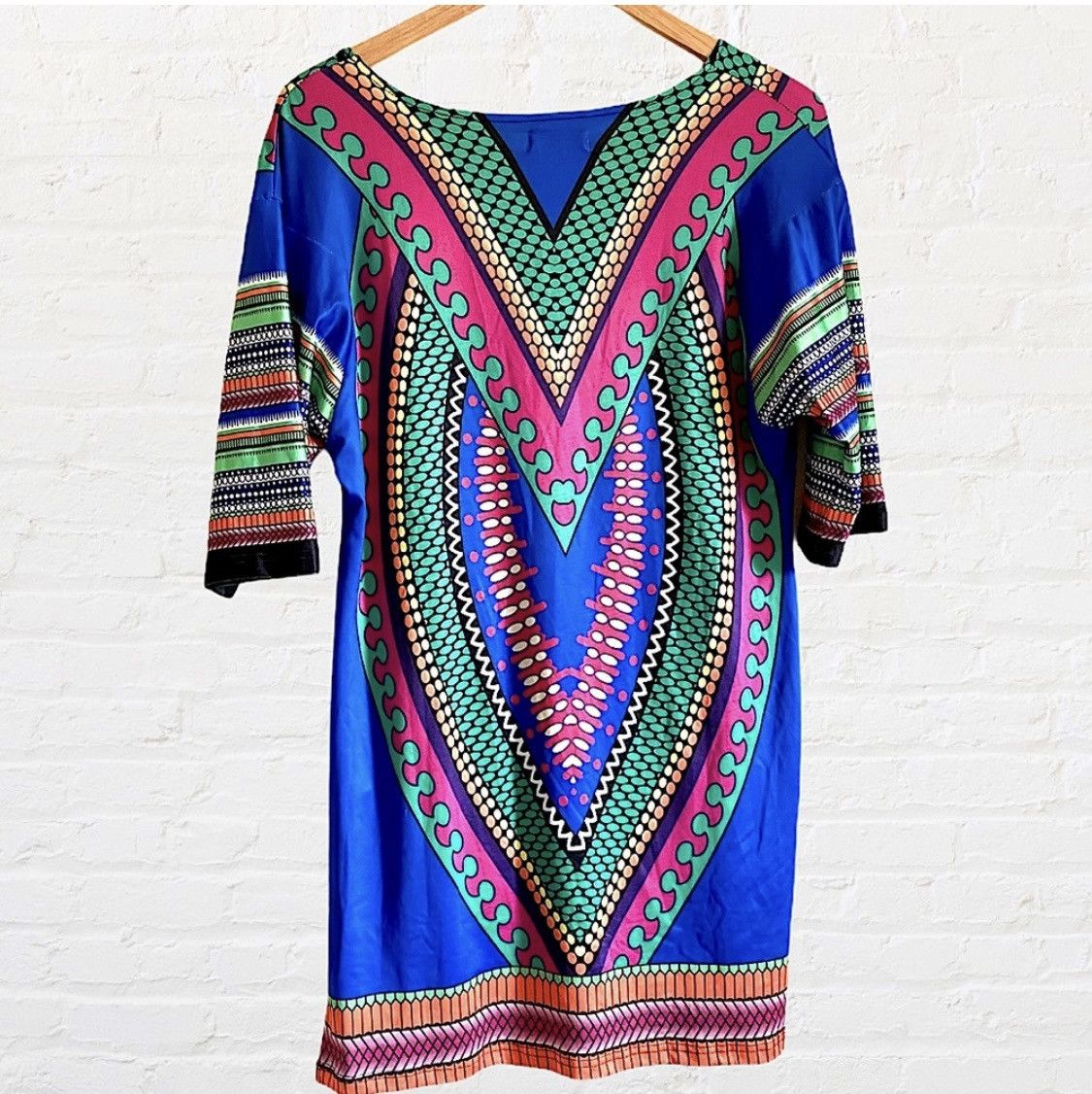 Other FUTURINO BOHO STYLE MINI DRESS WITH FRONT POCKETS Size L / US 10 / IT 46 - 5 Thumbnail