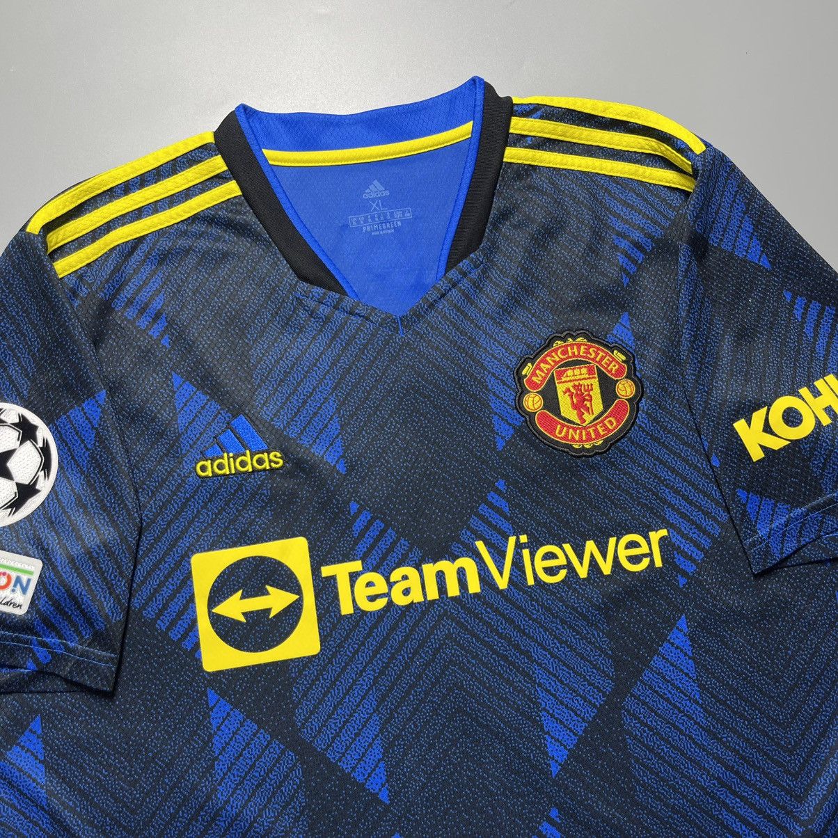 Nike MAN UNITED ADIDAS 2021/2022 FOOTBALL THIRD JERSEY #7 RONALDO Size US XL / EU 56 / 4 - 4 Thumbnail