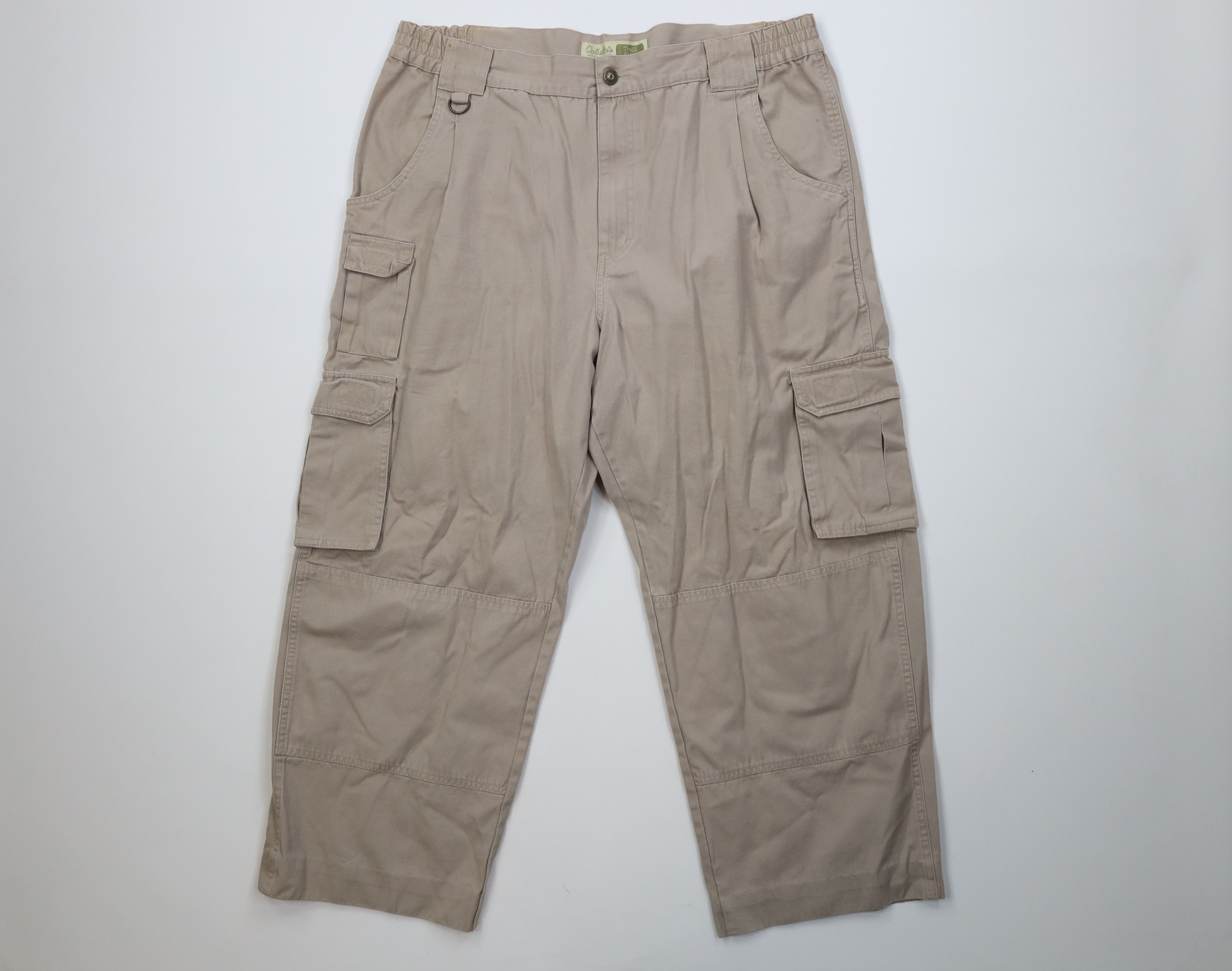 Cabelas Vintage 90s Y2K Cabelas Knee Wide Leg Cargo Pants Canvas Size US 38 / EU 54 - 1 Thumbnail