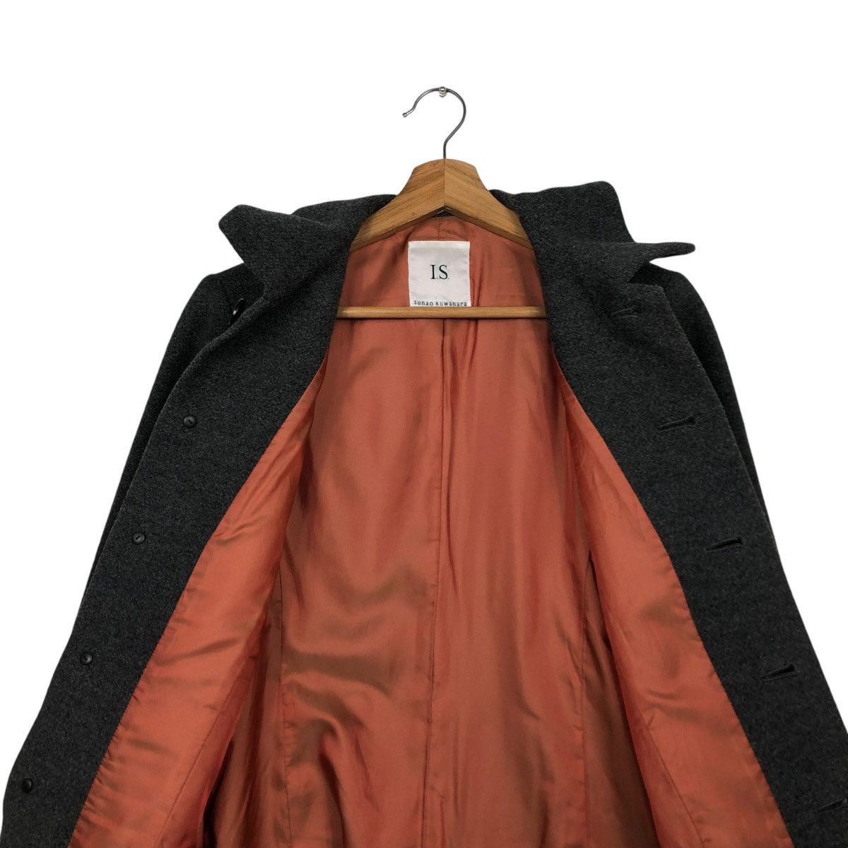 Issey Miyake 🔥VINTAGE LONG JACKET BUTTON IS SUNAO KUWAHARA ISSEY MIYAKE Size M / US 6-8 / IT 42-44 - 14 Thumbnail