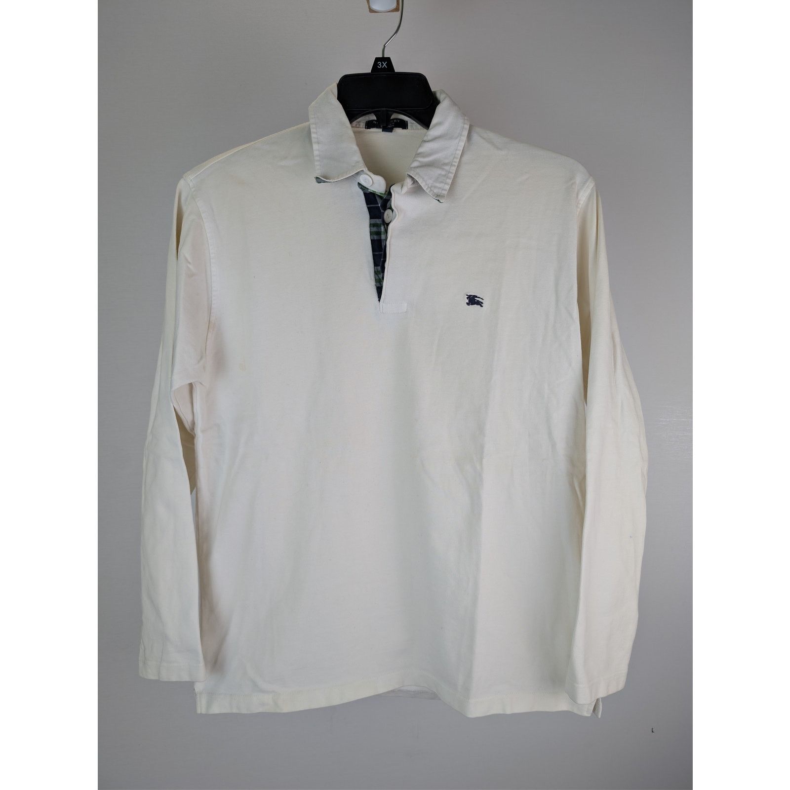Burberry o1rshd1 CC20 Polo Shirt in Off-white Size US M / EU 48-50 / 2 - 9 Thumbnail