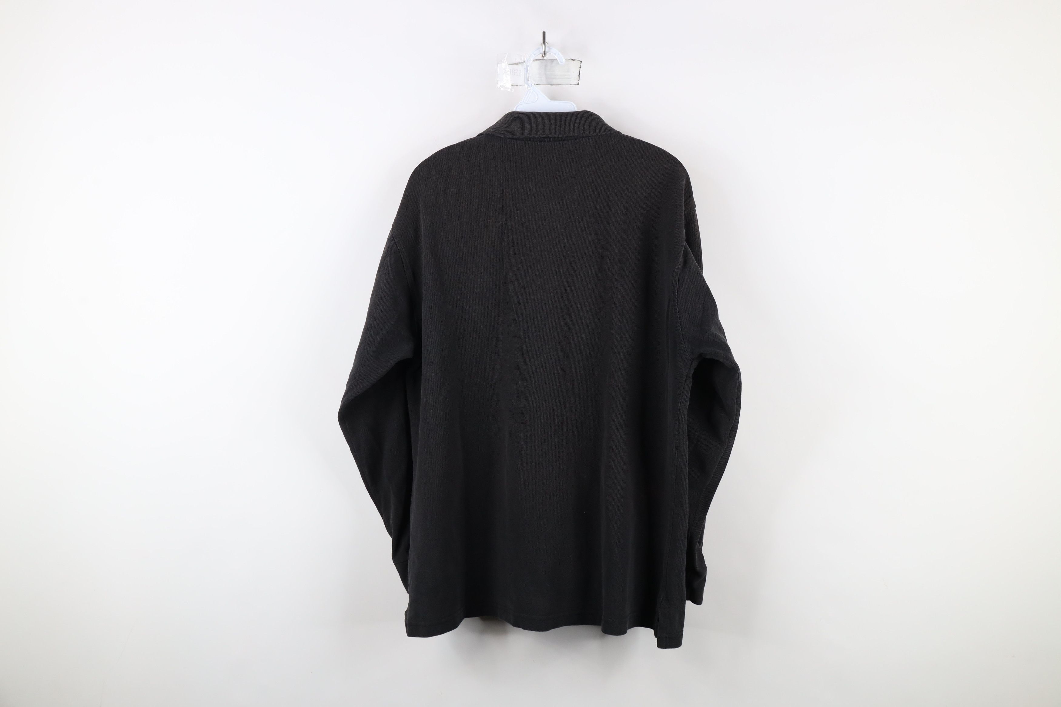 Vintage Vintage 90s Streetwear Heavyweight Long Sleeve Rugby Polo Size US L / EU 52-54 / 3 - 14 Thumbnail