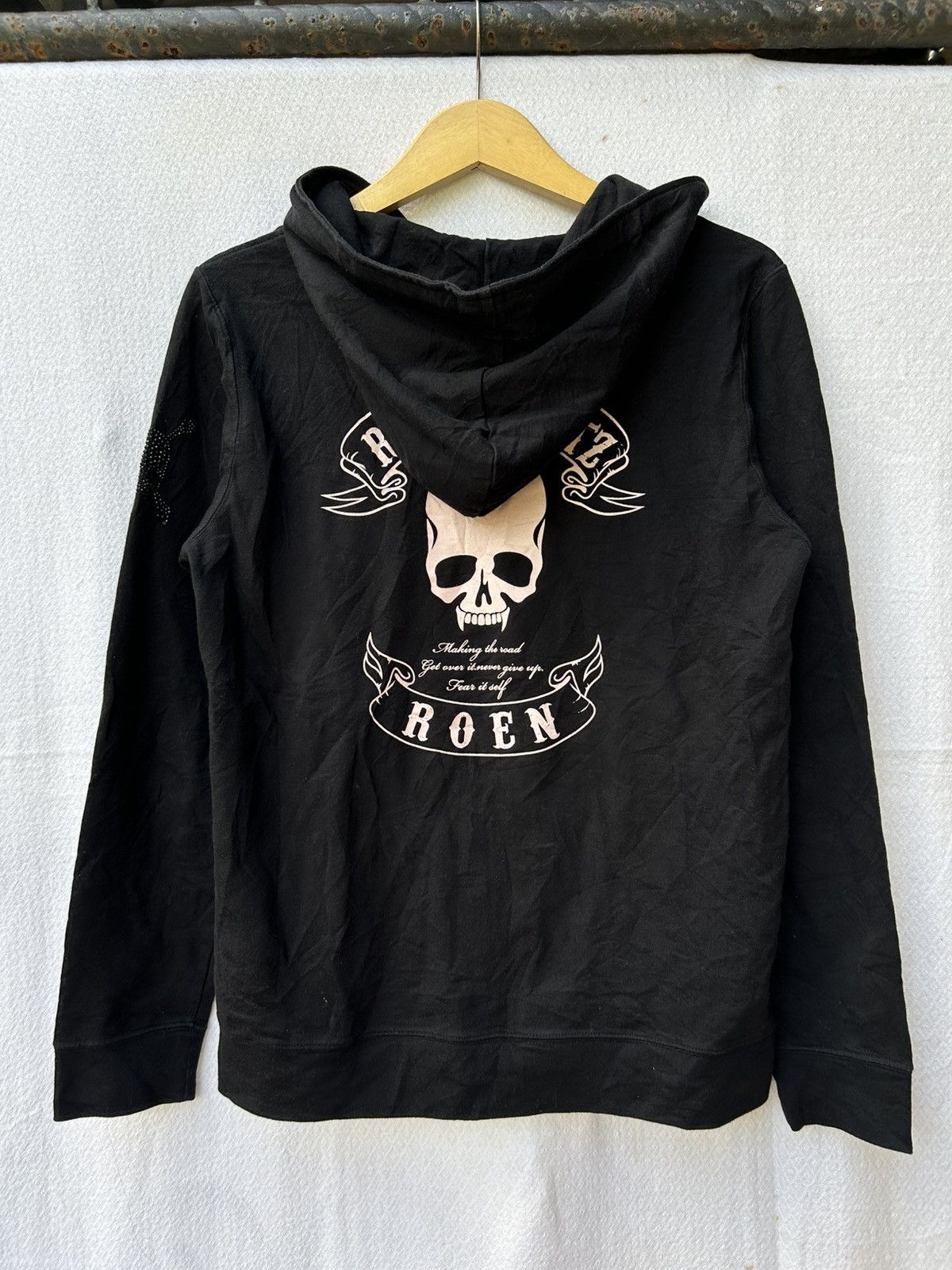 トップス Roen skull leopard track jacket emo vkei トップス Roen skull leopard track jacket emo vkei トップス