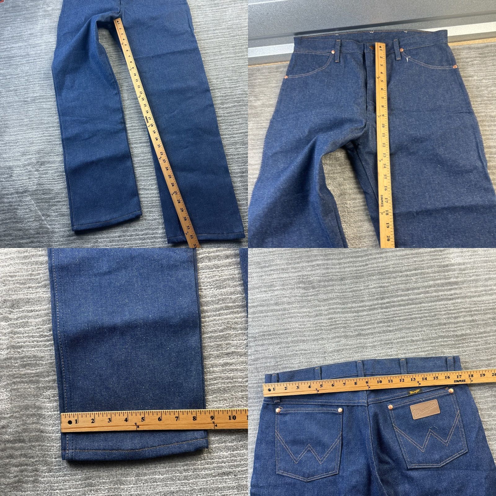 Wrangler VINTAGE Wrangler Jeans Mens 35x32 Blue Denim Pants Cowboy Cut Size US 38 / EU 54 - 8 Thumbnail