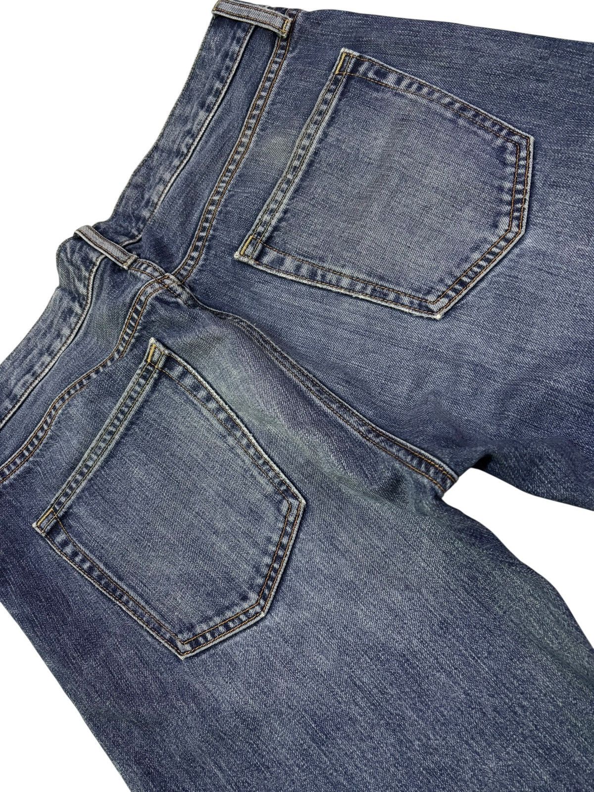Japanese Brand Vtg Kaihara Denim Uniqlo Selvedge Jeans Size US 33 - 7 Thumbnail