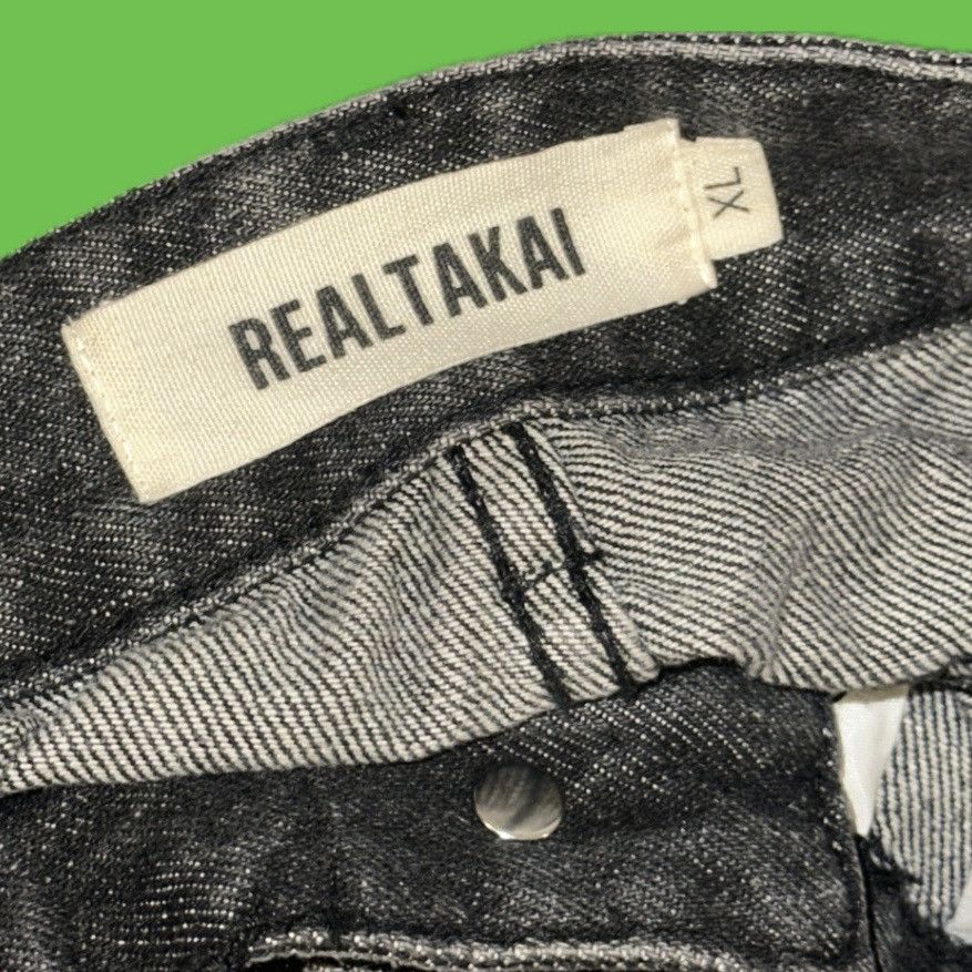 Vintage Realtakai Wide Leg Jean Black Size US 38 / EU 54 - 6 Thumbnail