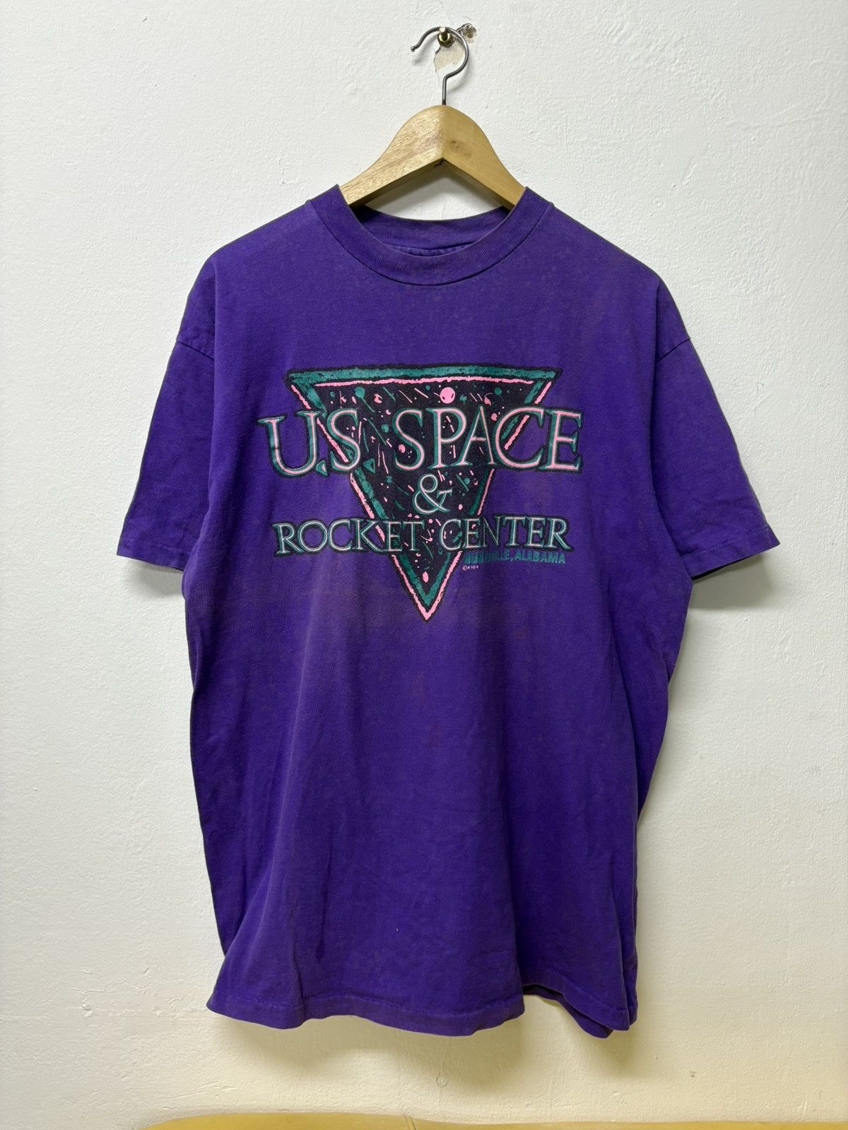 Vintage Vintage 90s US Space and Rocket Center T-Shirt Size US M / EU 48-50 / 2 - 1 Thumbnail