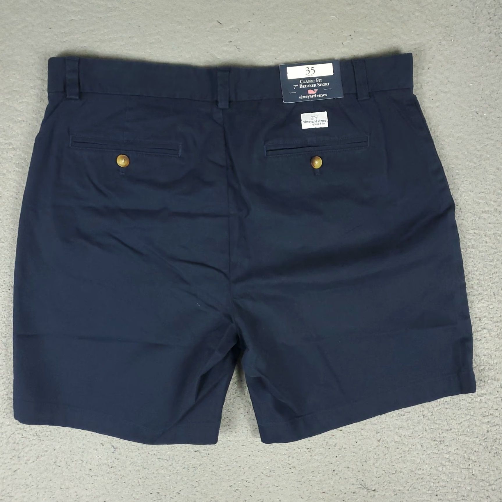 Vineyard Vines VINEYARD VINES Shorts Mens 35 Blue Breaker Classic Fit Flat Front Chino Shorts Mens 35 Blue Breaker Classic Fit Flat Front Chino Size US 35 - 5 Thumbnail