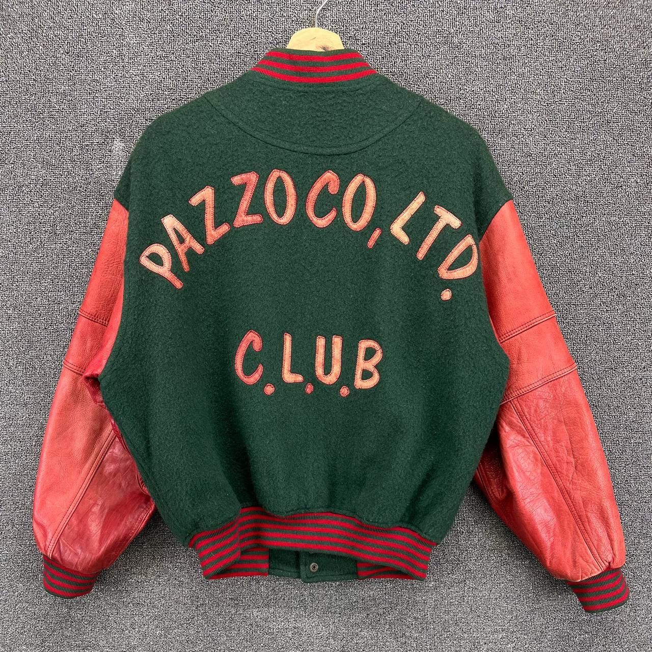 Japanese Brand Vintage Pazzo Club 1986 Rare Wool Varsity Jacket Size US M / EU 48-50 / 2 - 1 Thumbnail