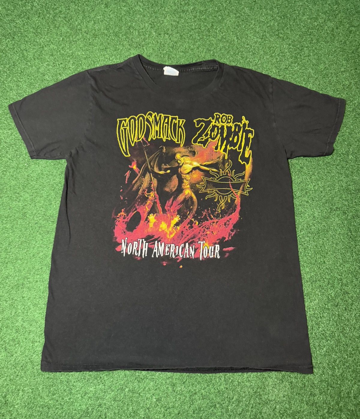 Band Tees Y2K Godsmack Rob Zombie Metal Rock Grunge Concert T Shirt Size US M / EU 48-50 / 2 - 1 Thumbnail