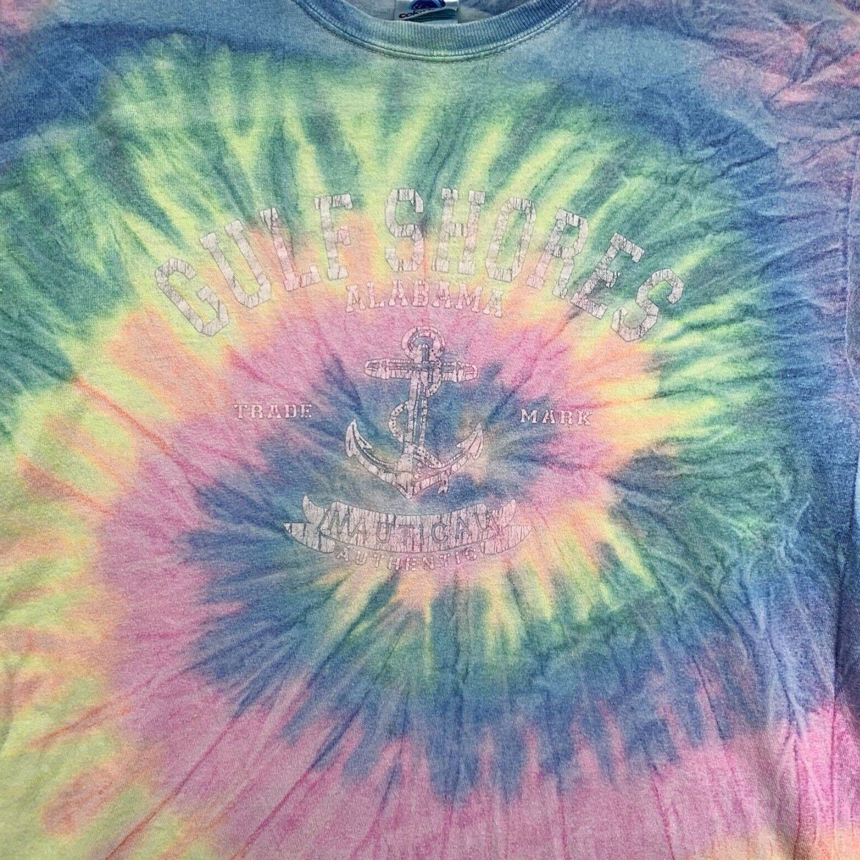 Vintage VINTAGE Tie-Dye T-Shirt Unisex Small Beach Alabama Casual Cotton 90s Destination USA Size US S / EU 44-46 / 1 - 4 Thumbnail